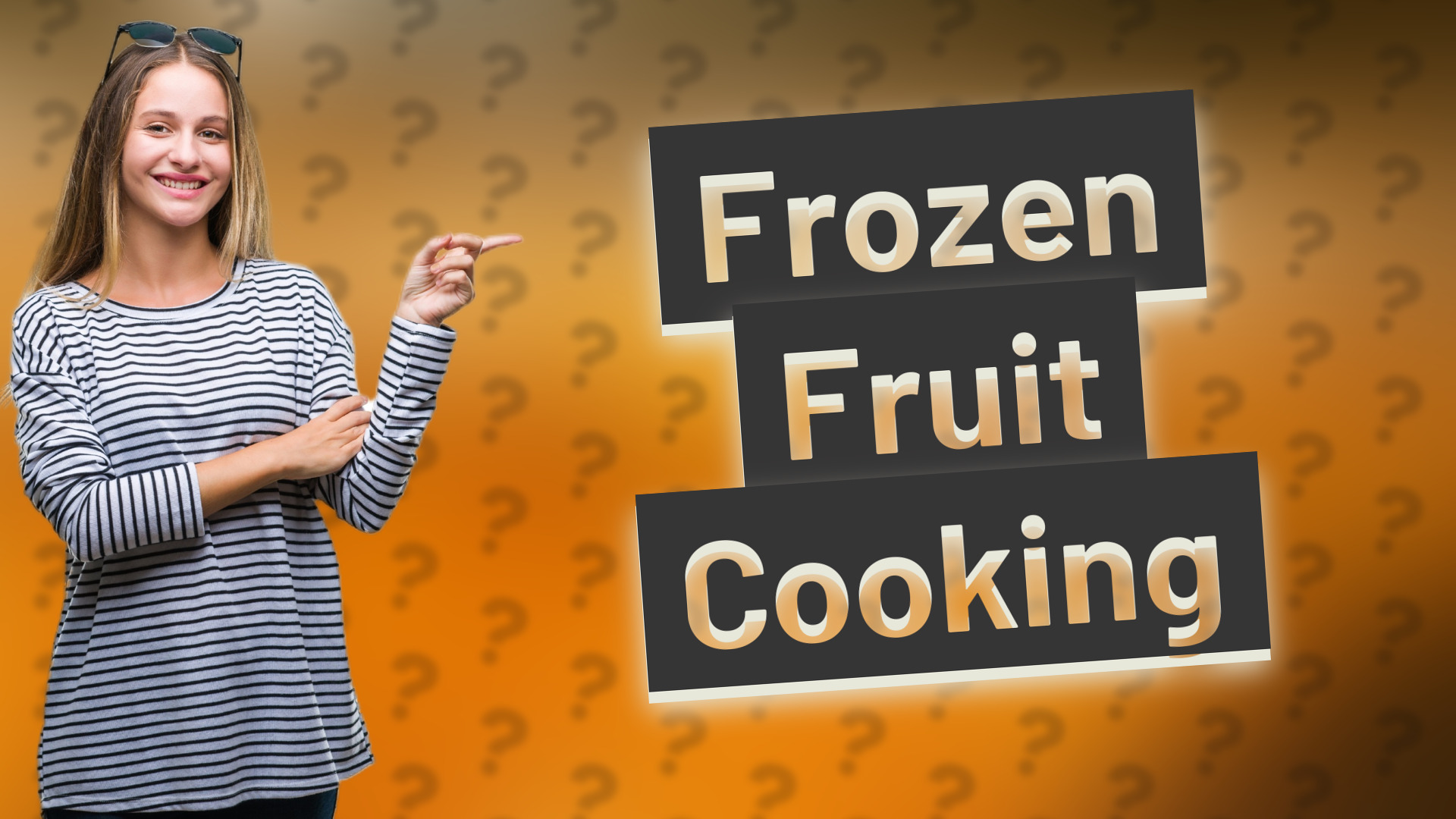 Frozen Fruit Cooking