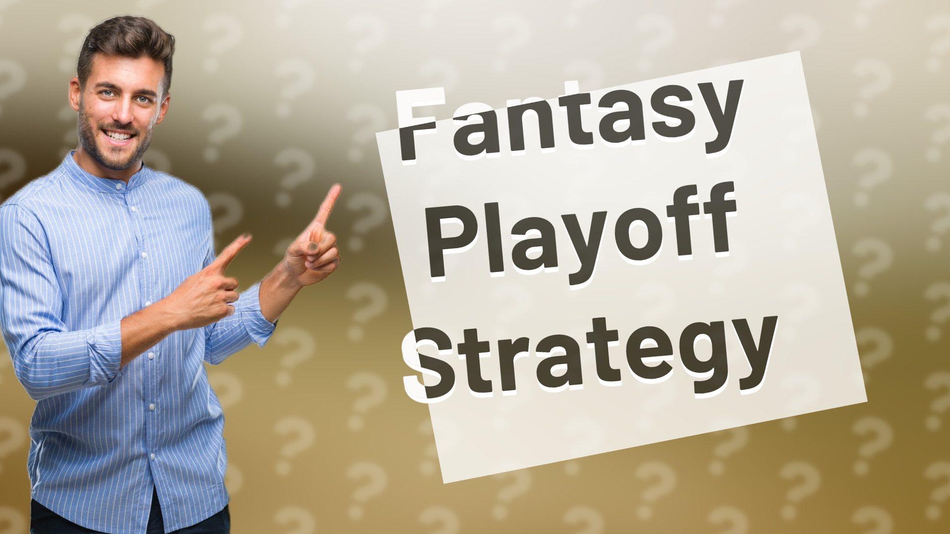 Fantasy Playoff Strategy