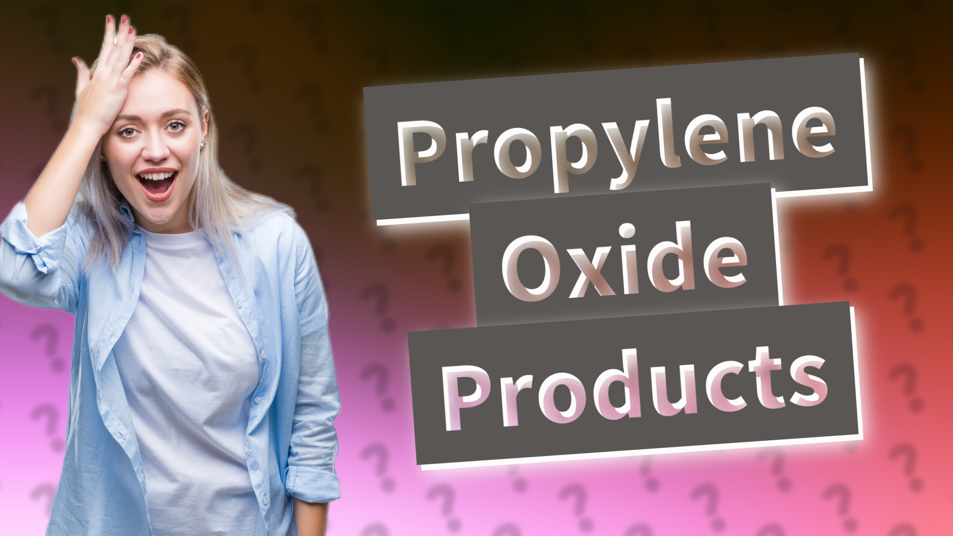Propylene Oxide Products