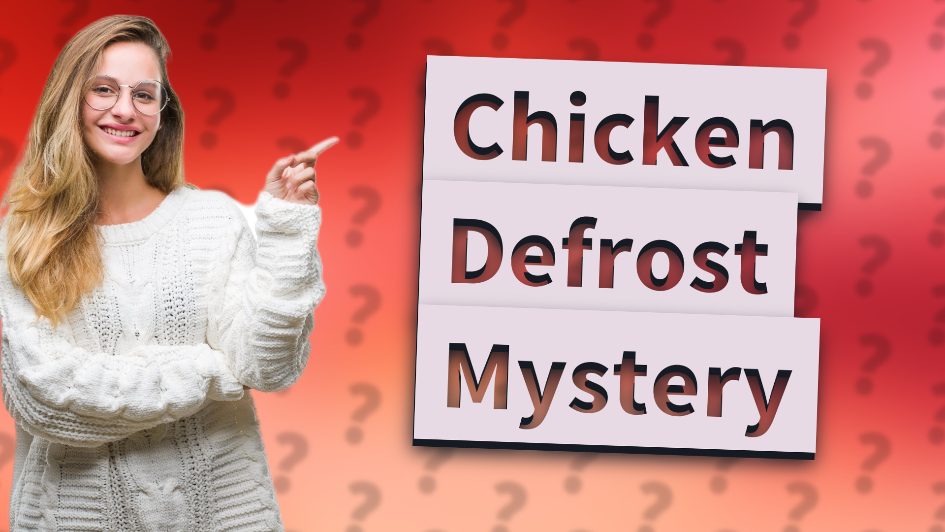 Chicken Defrost Mystery