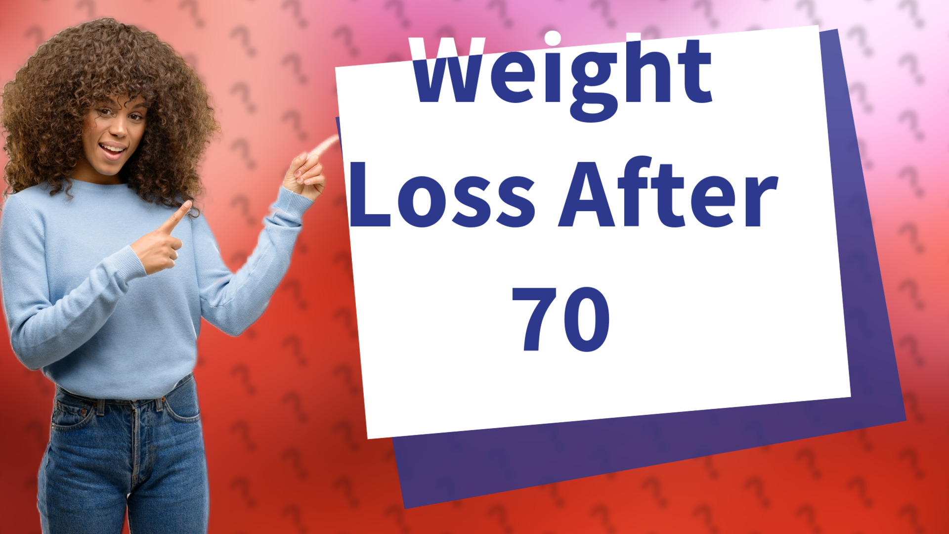 Weight Loss After 70