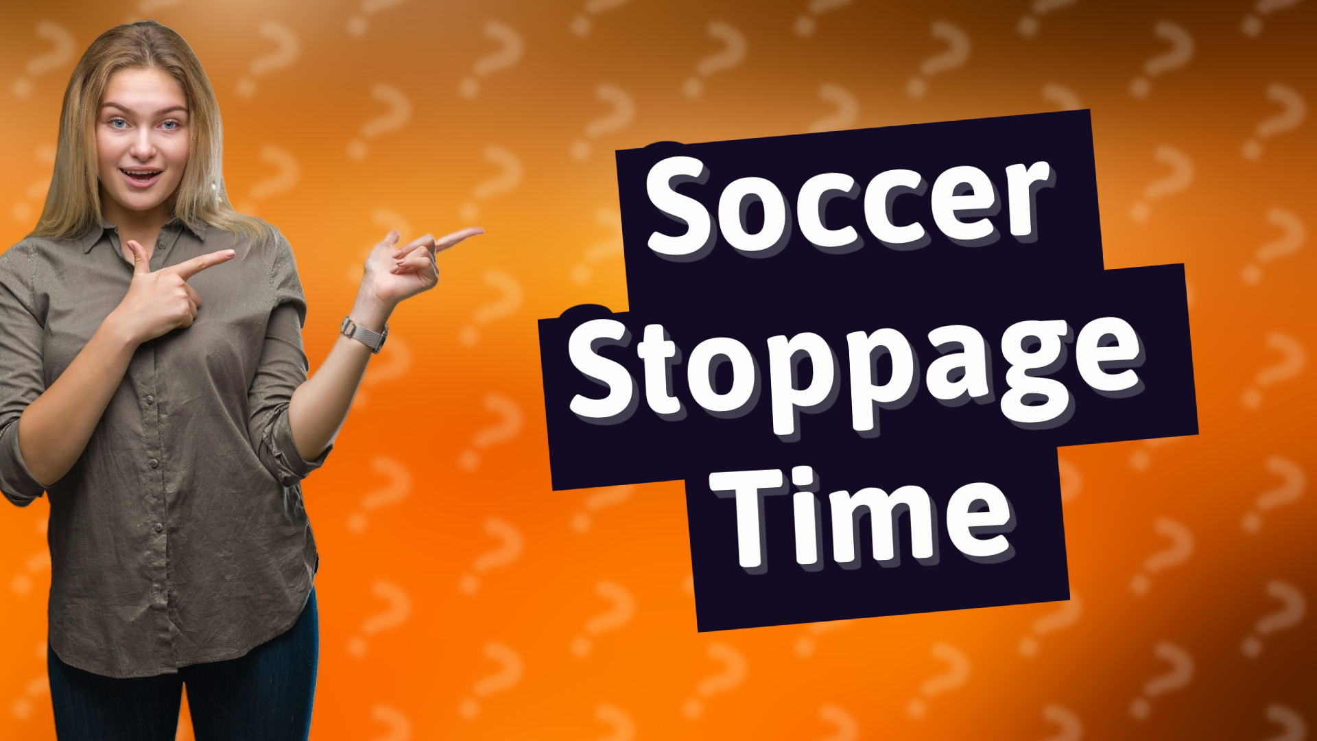 Soccer Stoppage Time