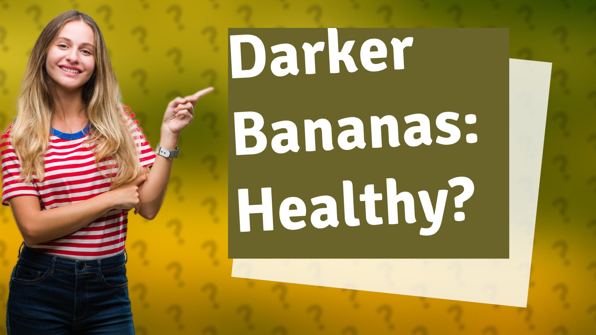 Darker Bananas: Healthy?