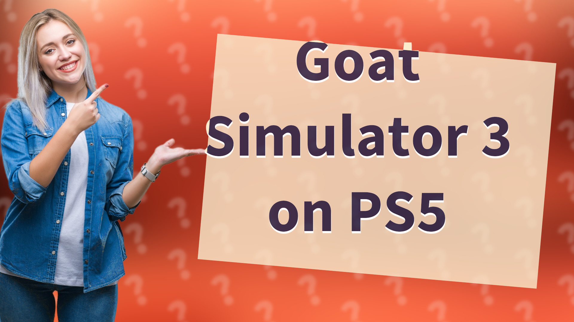 Goat Simulator 3 on PS5
