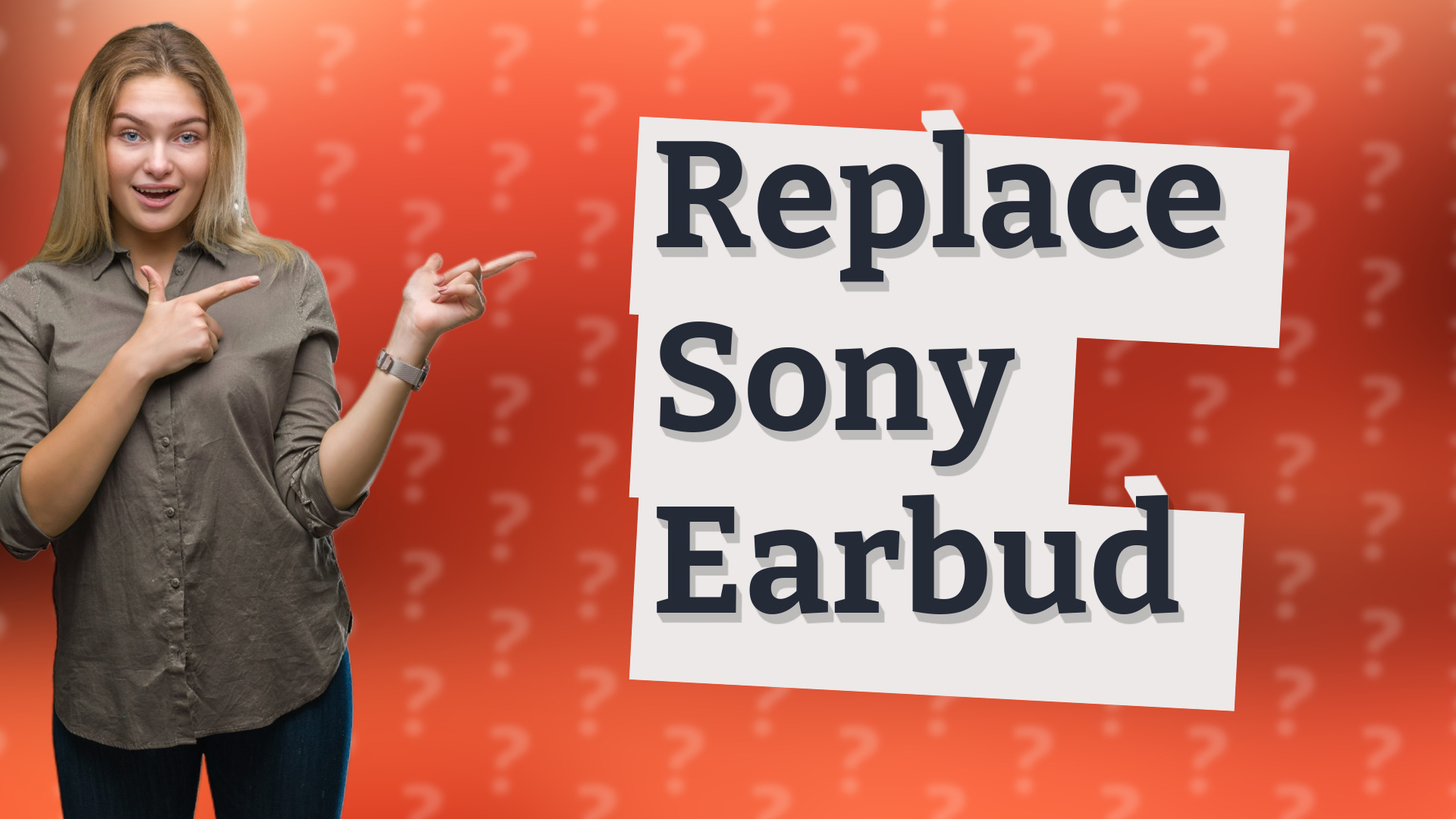Replace Sony Earbud