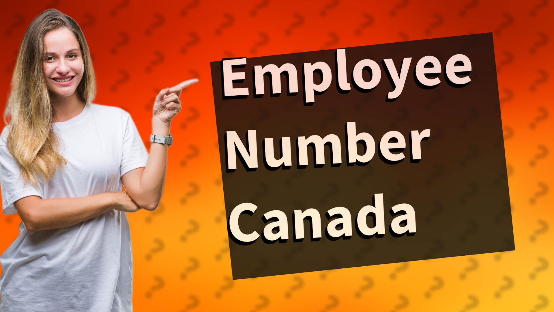 Employee Number Canada