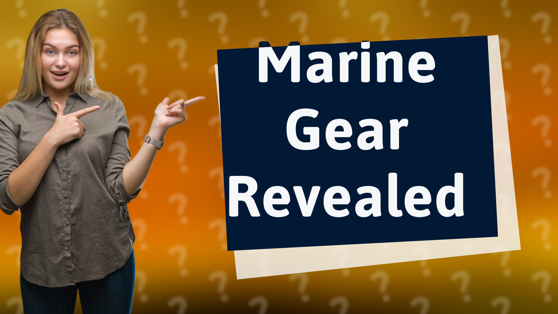 Marine Gear Revealed