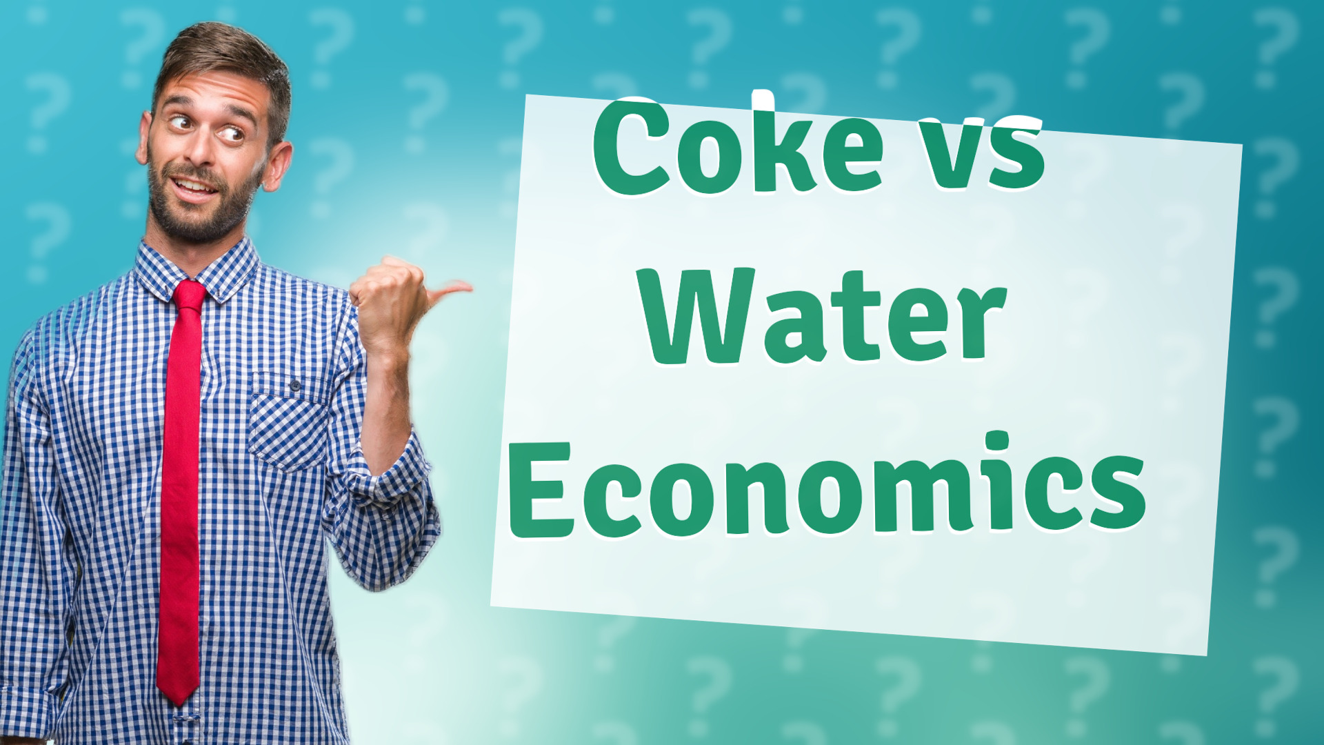 Coke vs Water Economics