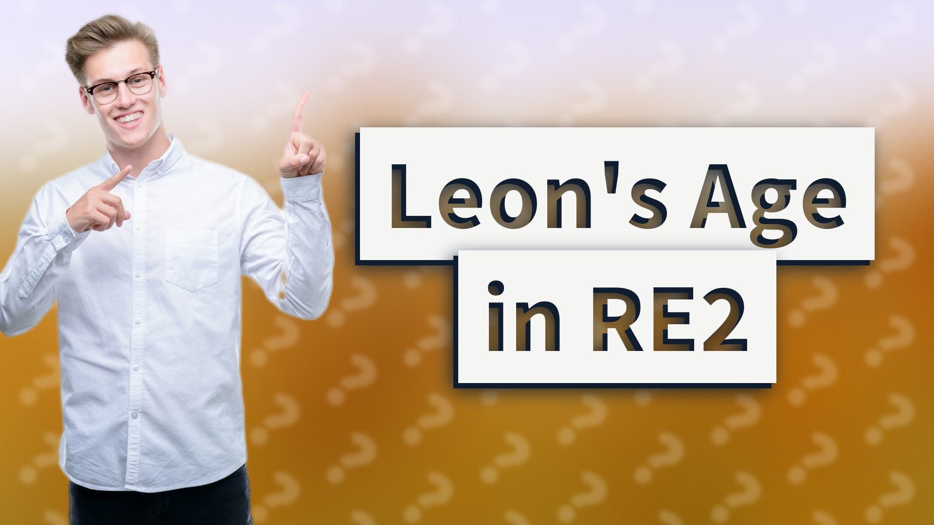 Leon's Age in RE2