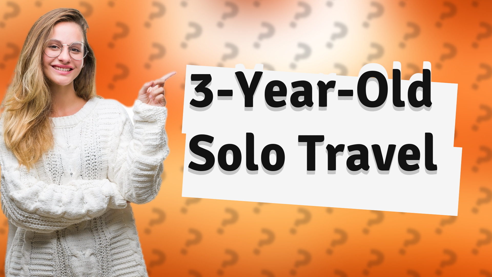 3-Year-Old Solo Travel