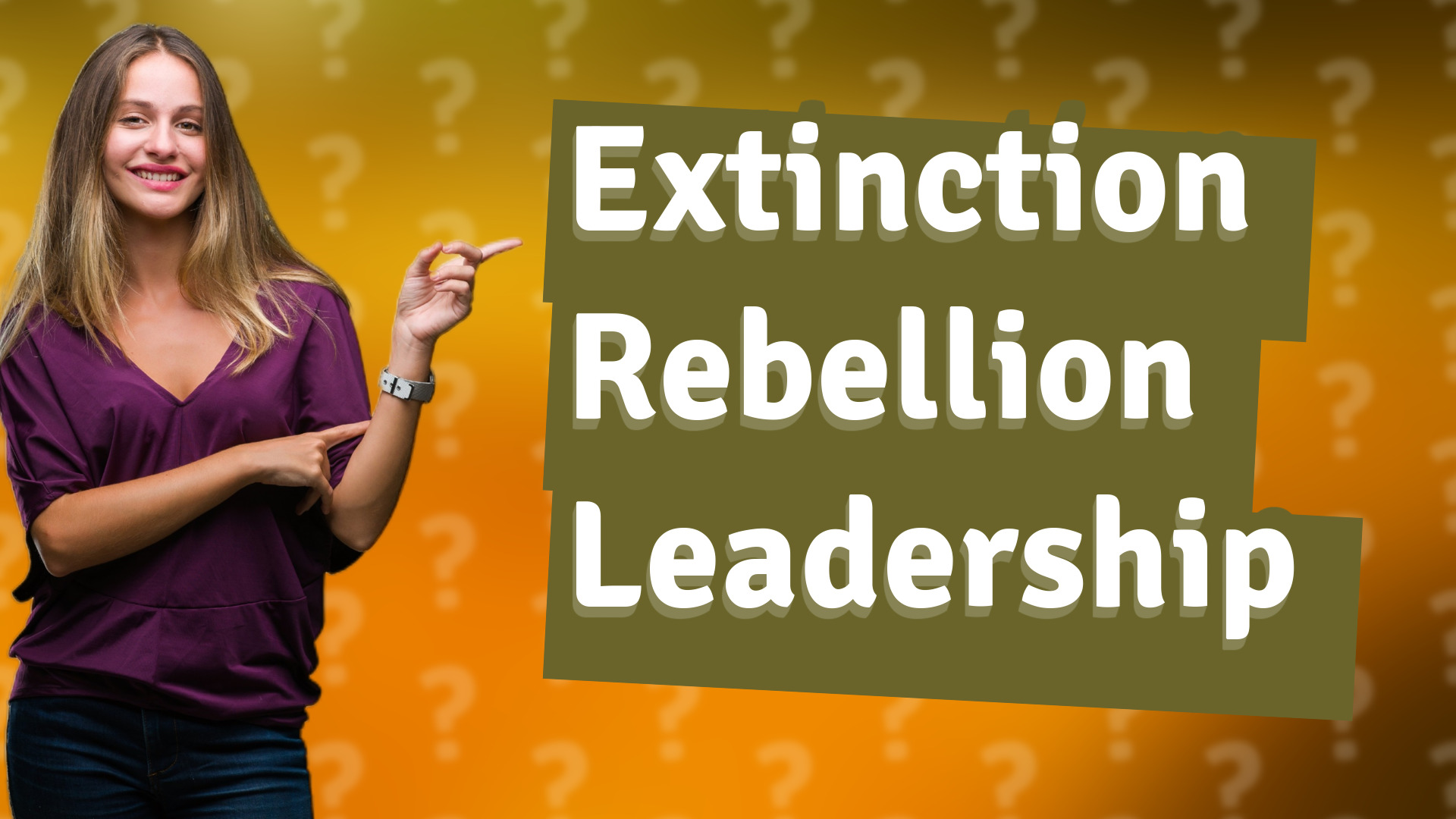 Extinction Rebellion Leadership