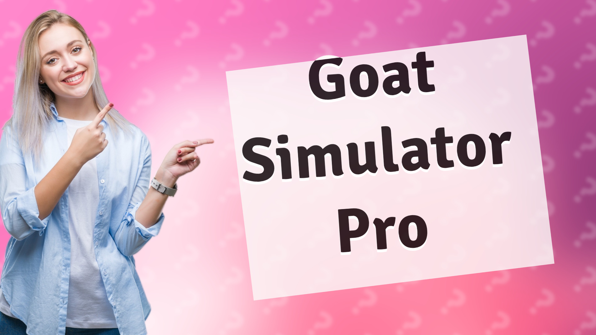 Goat Simulator Pro