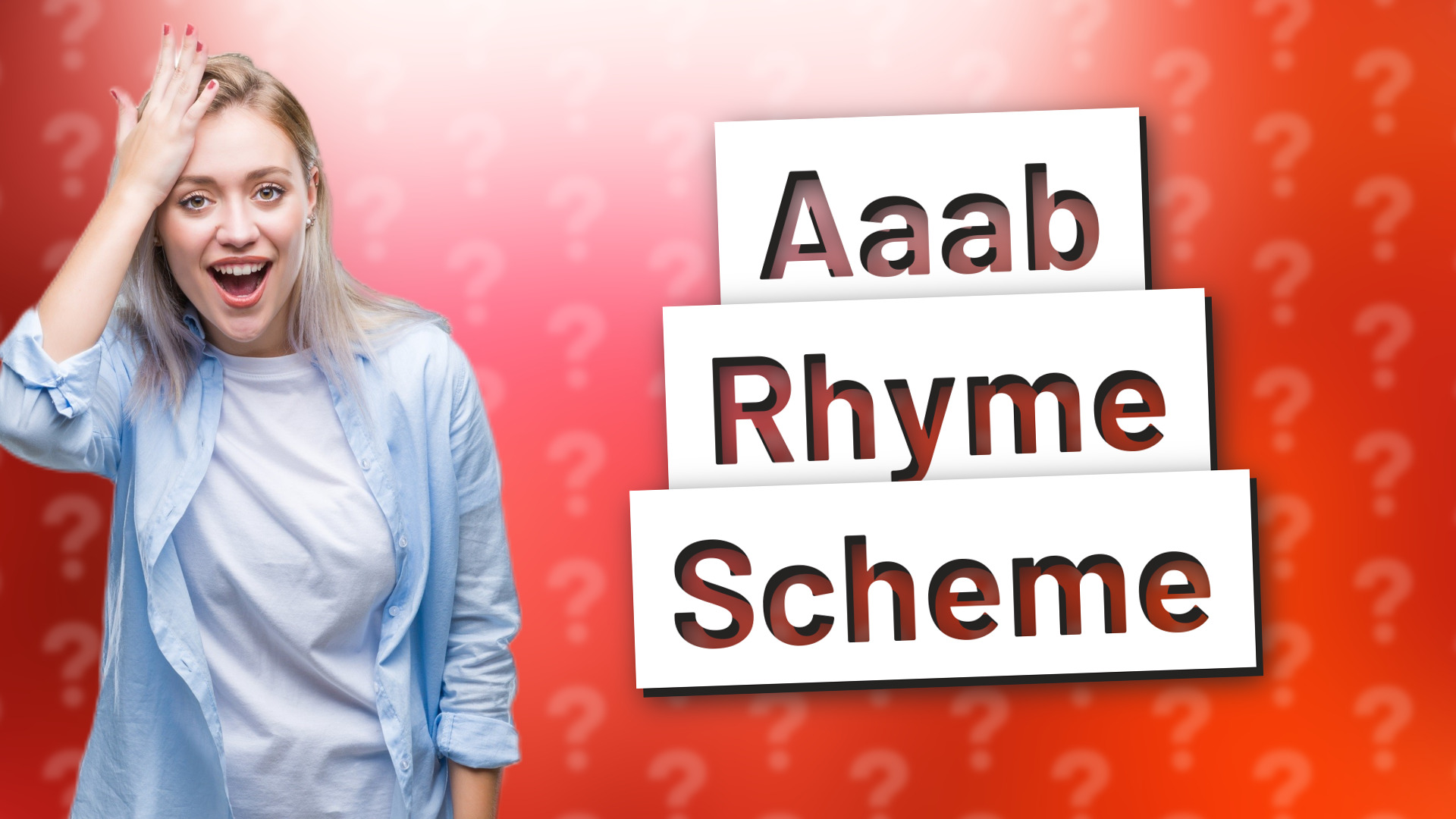 Aaab Rhyme Scheme