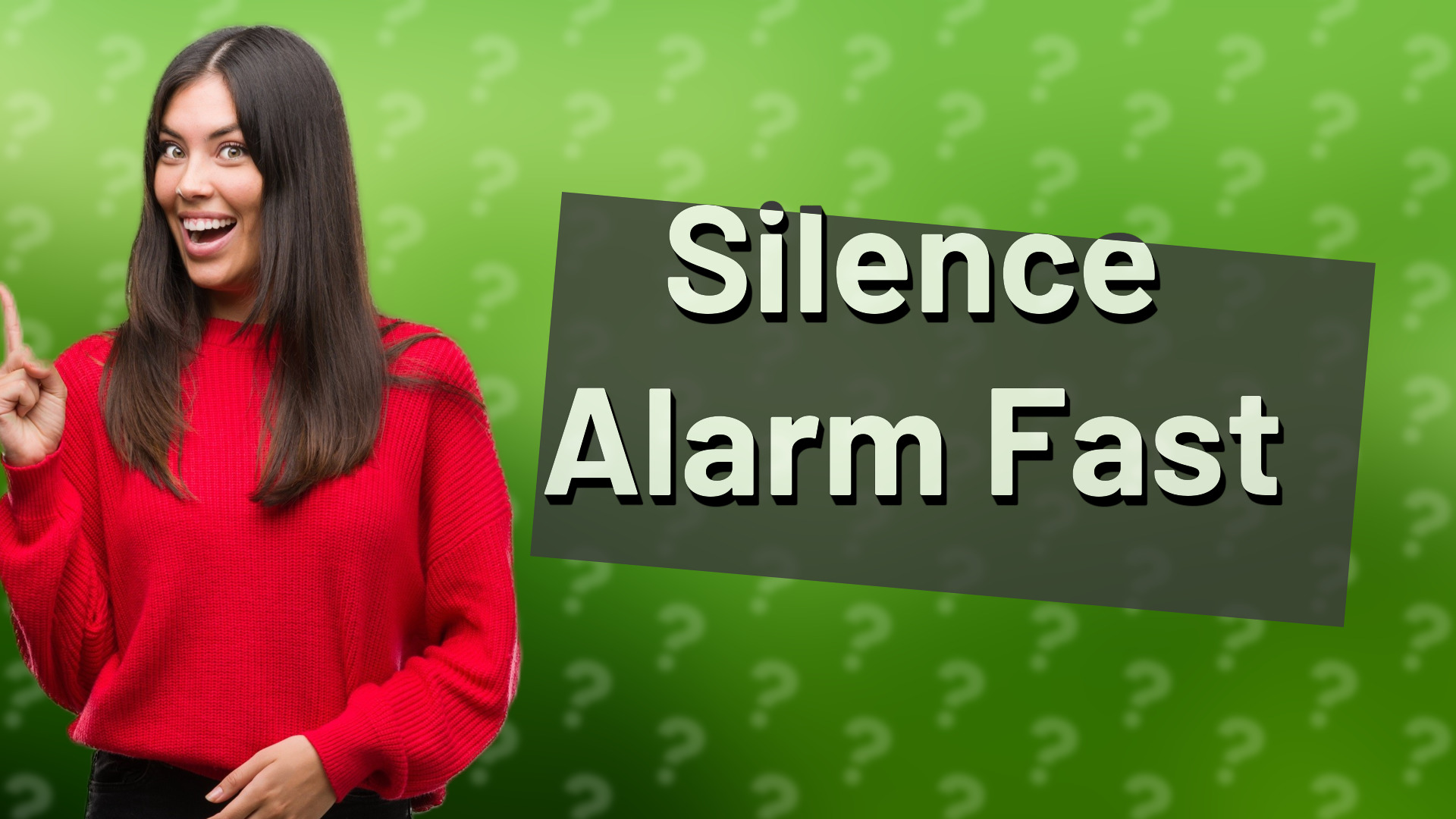 Silence Alarm Fast