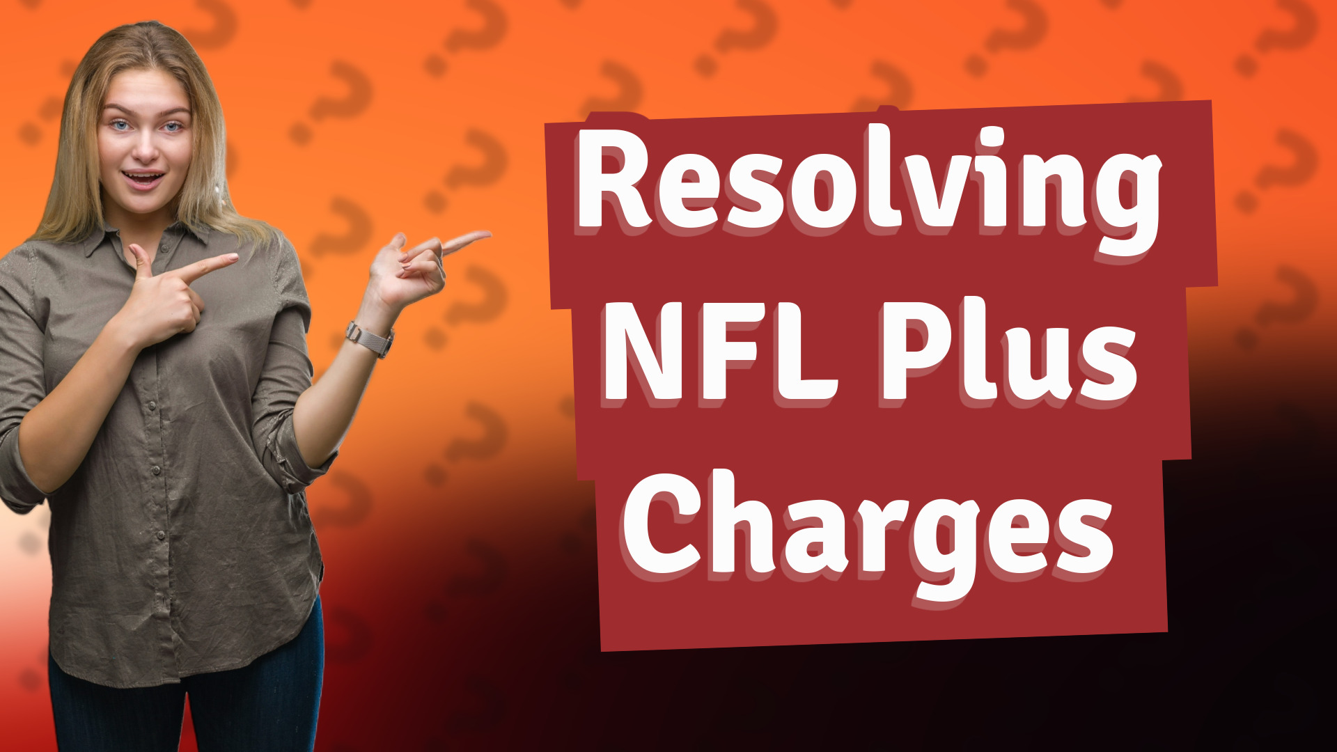Resolving NFL Plus Charges