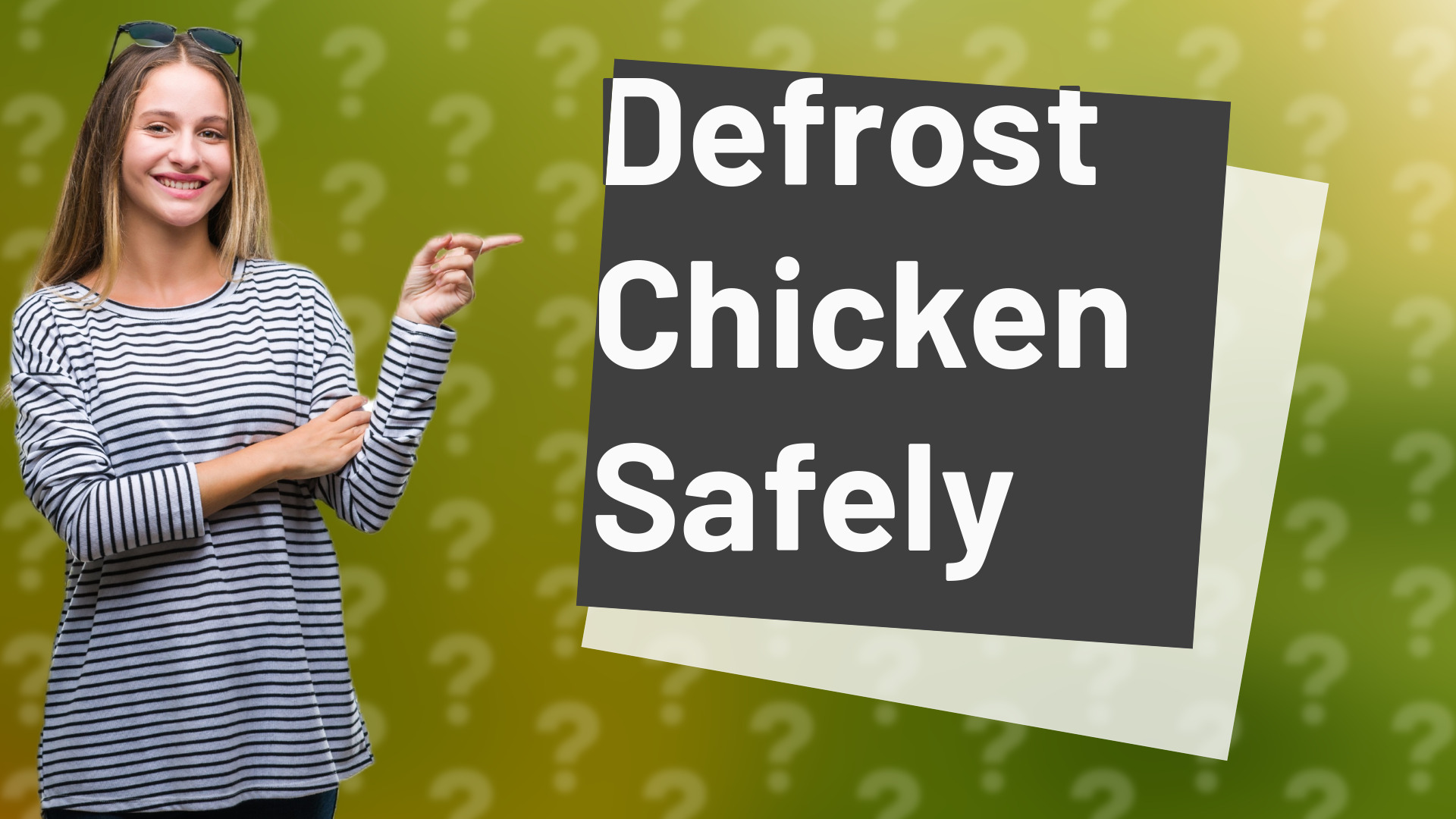 Defrost Chicken Safely