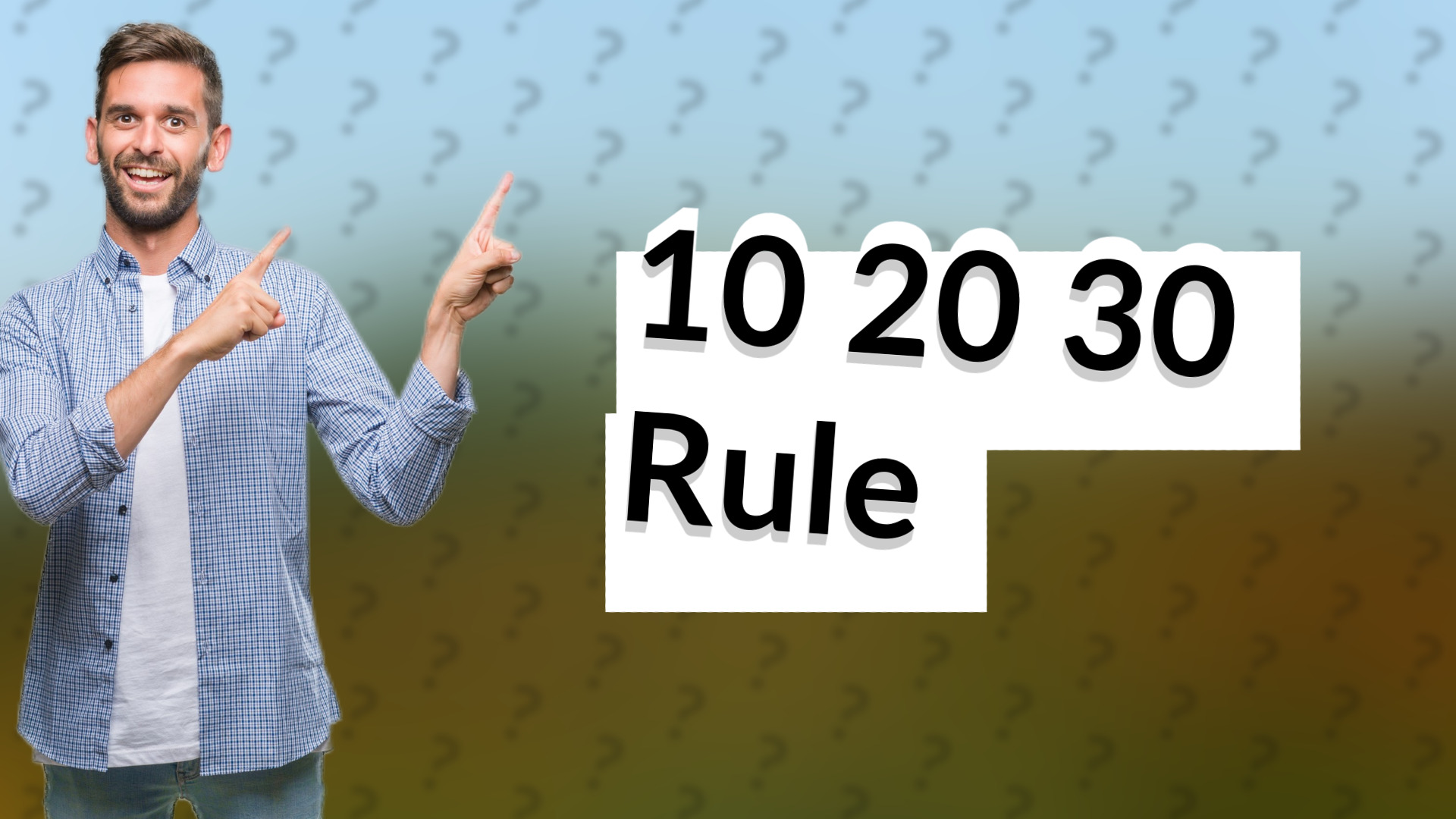10 20 30 Rule
