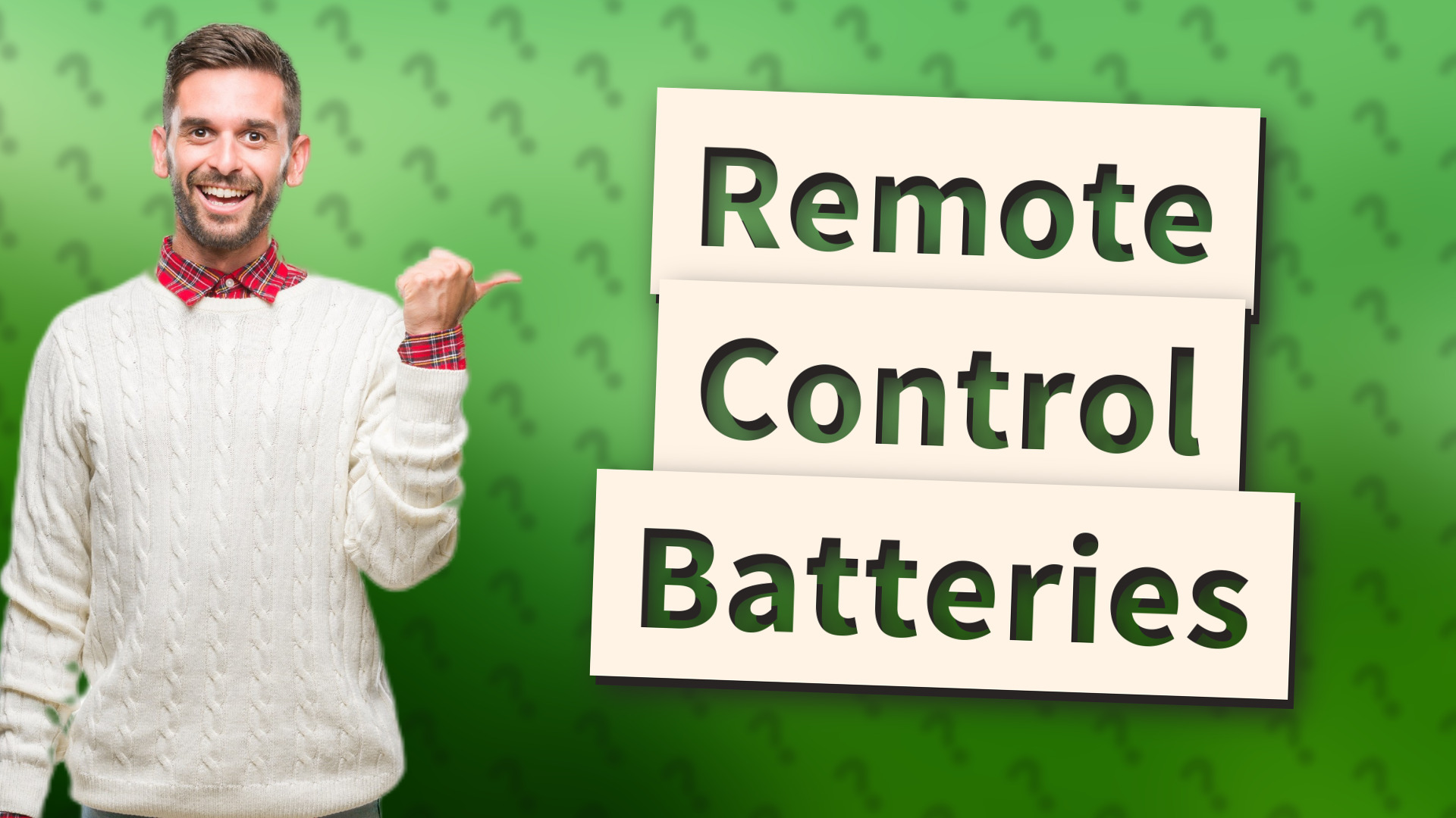Remote Control Batteries