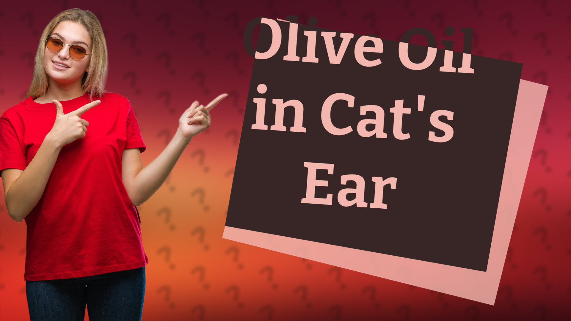 Olive Oil in Cat's Ear
