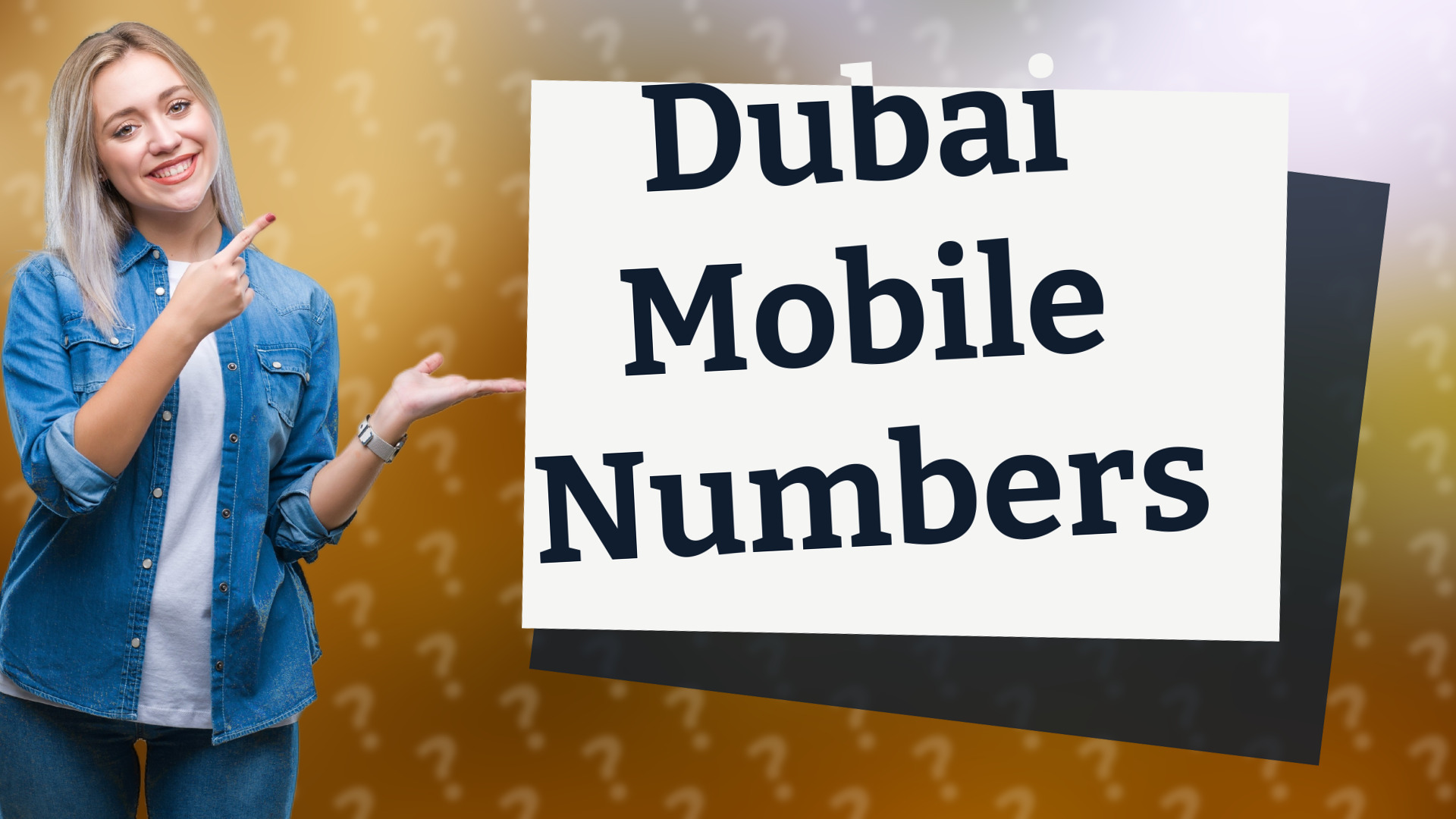 Dubai Mobile Numbers