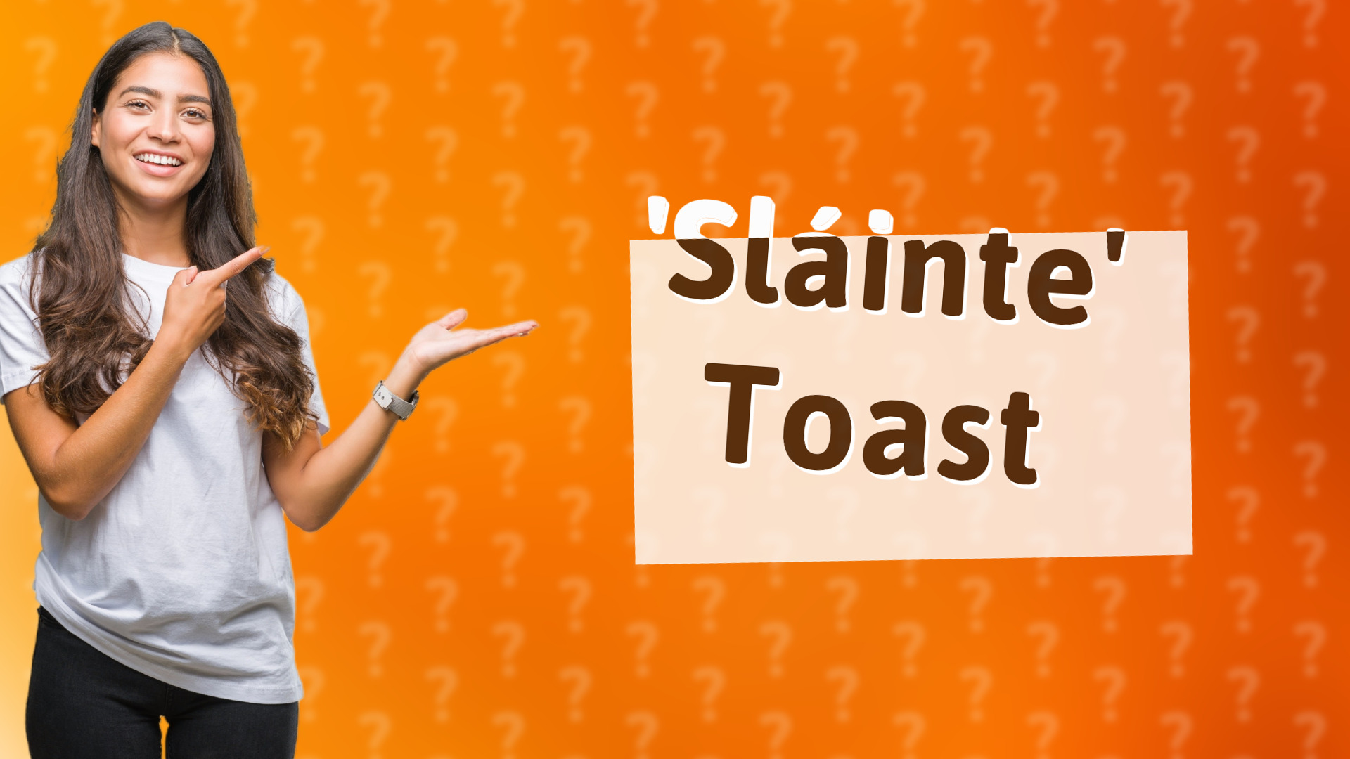 'Sláinte' Toast