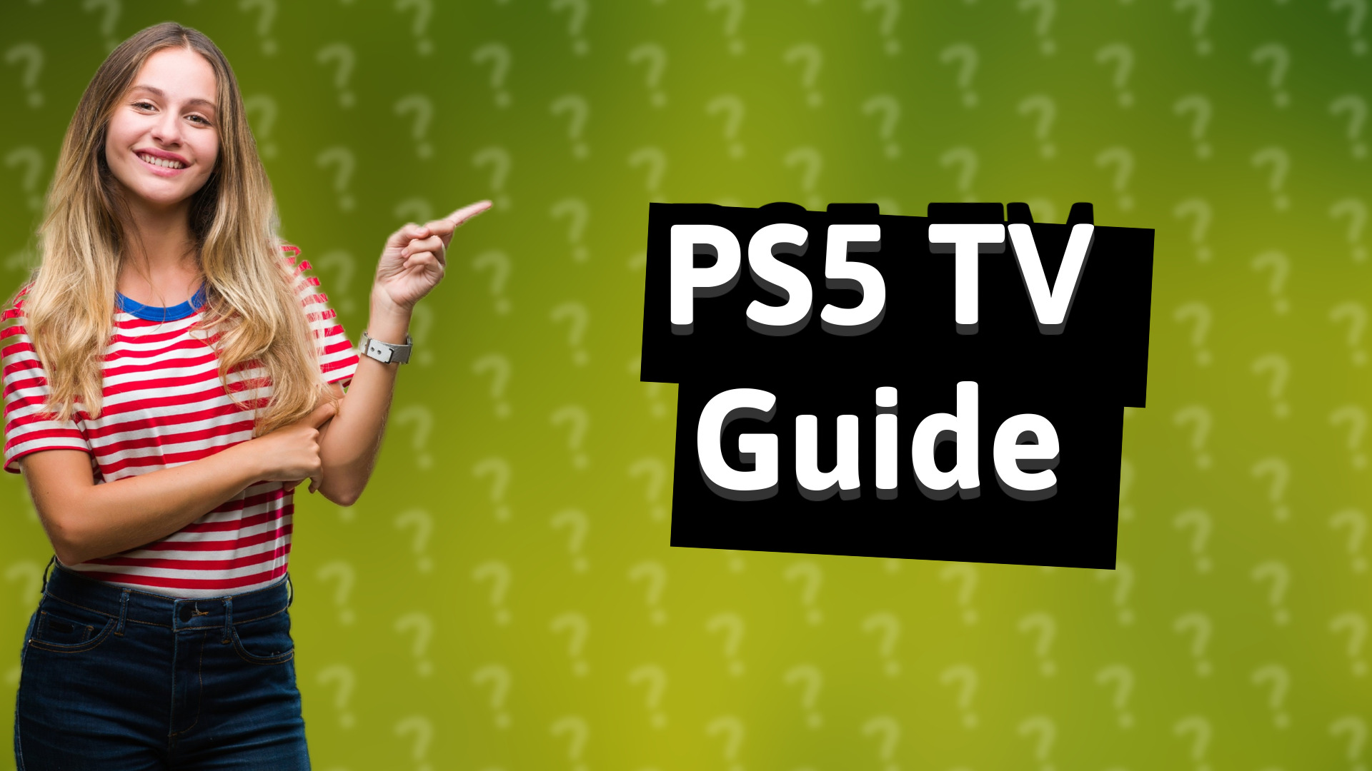 PS5 TV Guide
