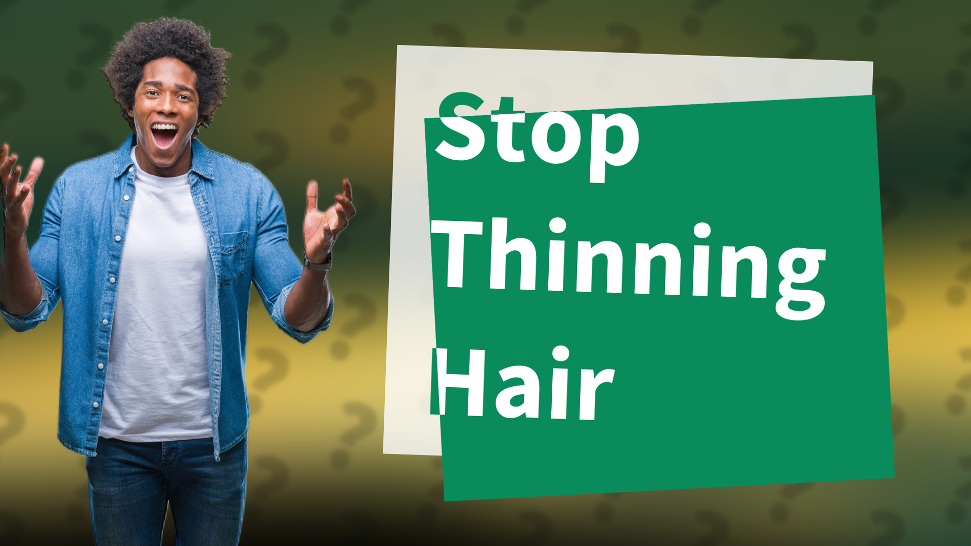 Stop Thinning Hair