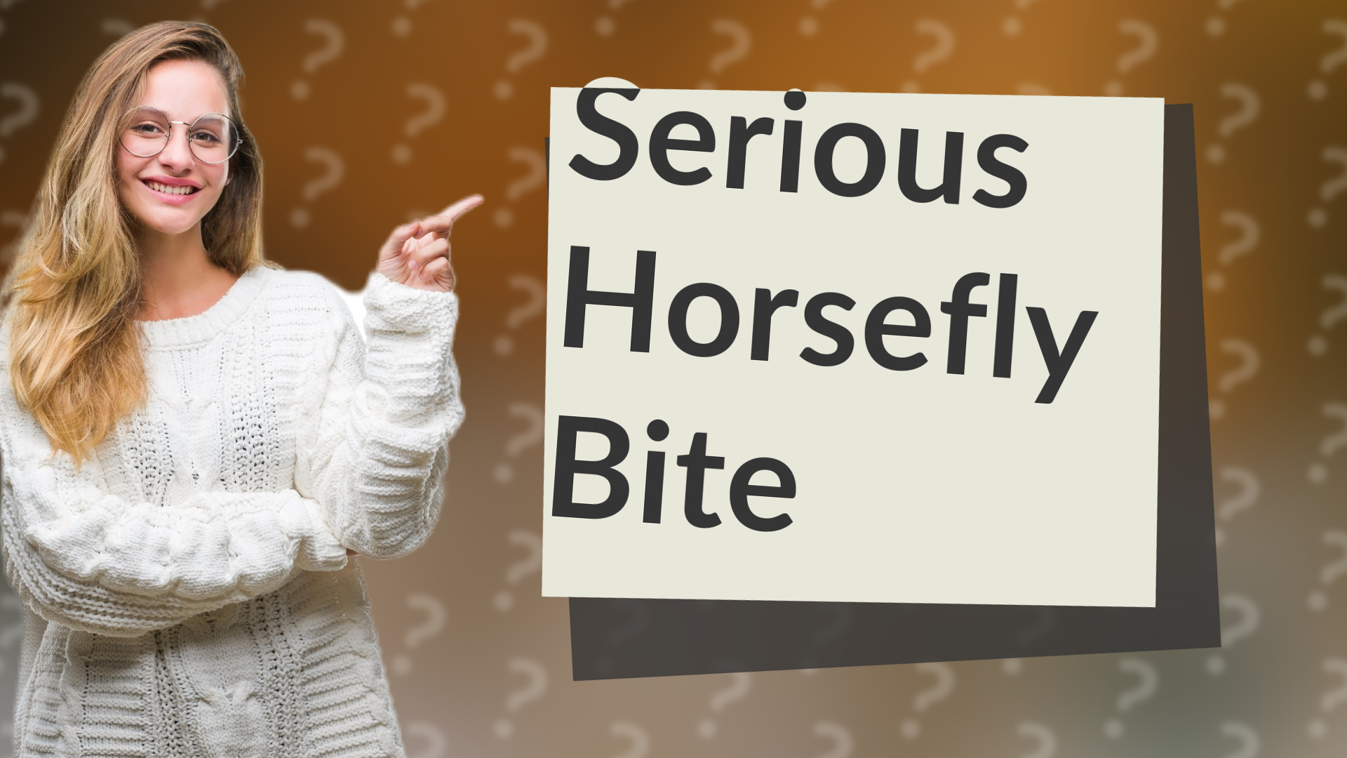 Serious Horsefly Bite