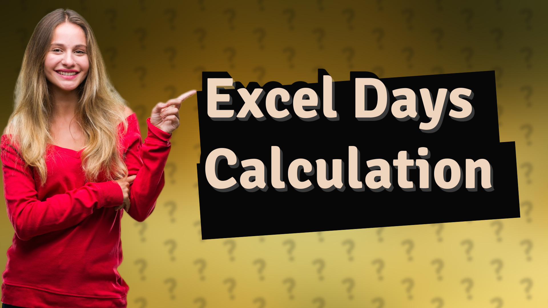 Excel Days Calculation