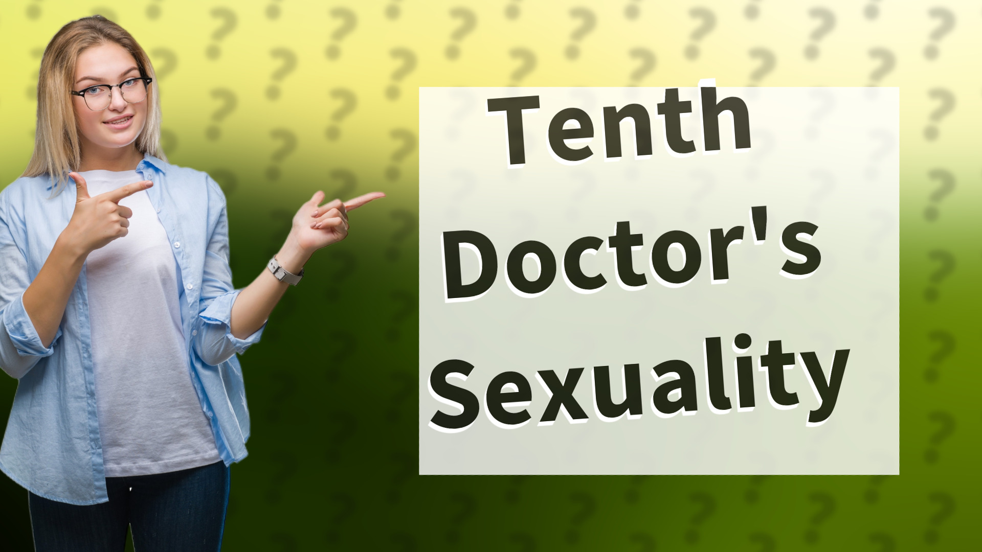 Tenth Doctor's Sexuality