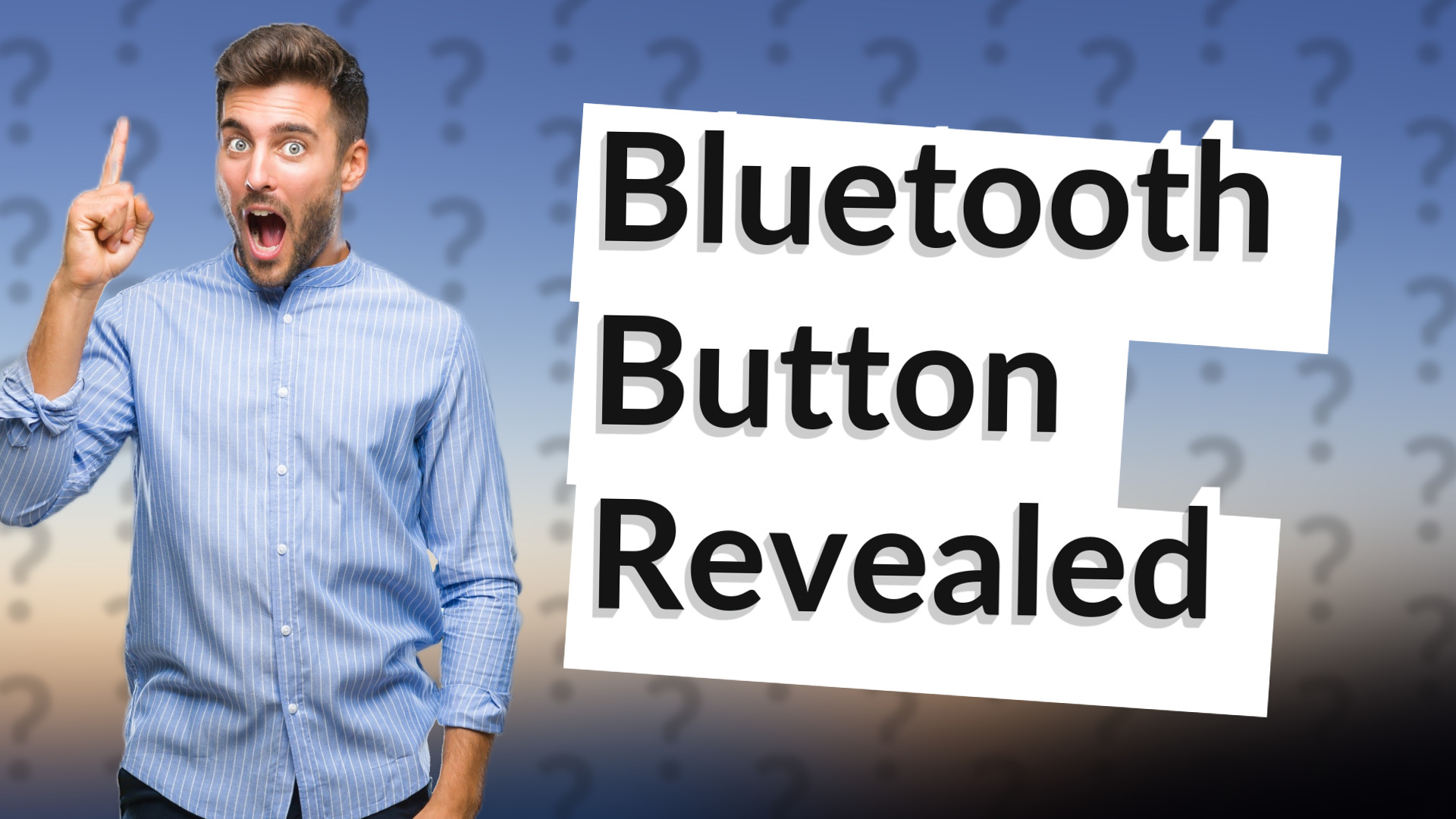 Bluetooth Button Revealed