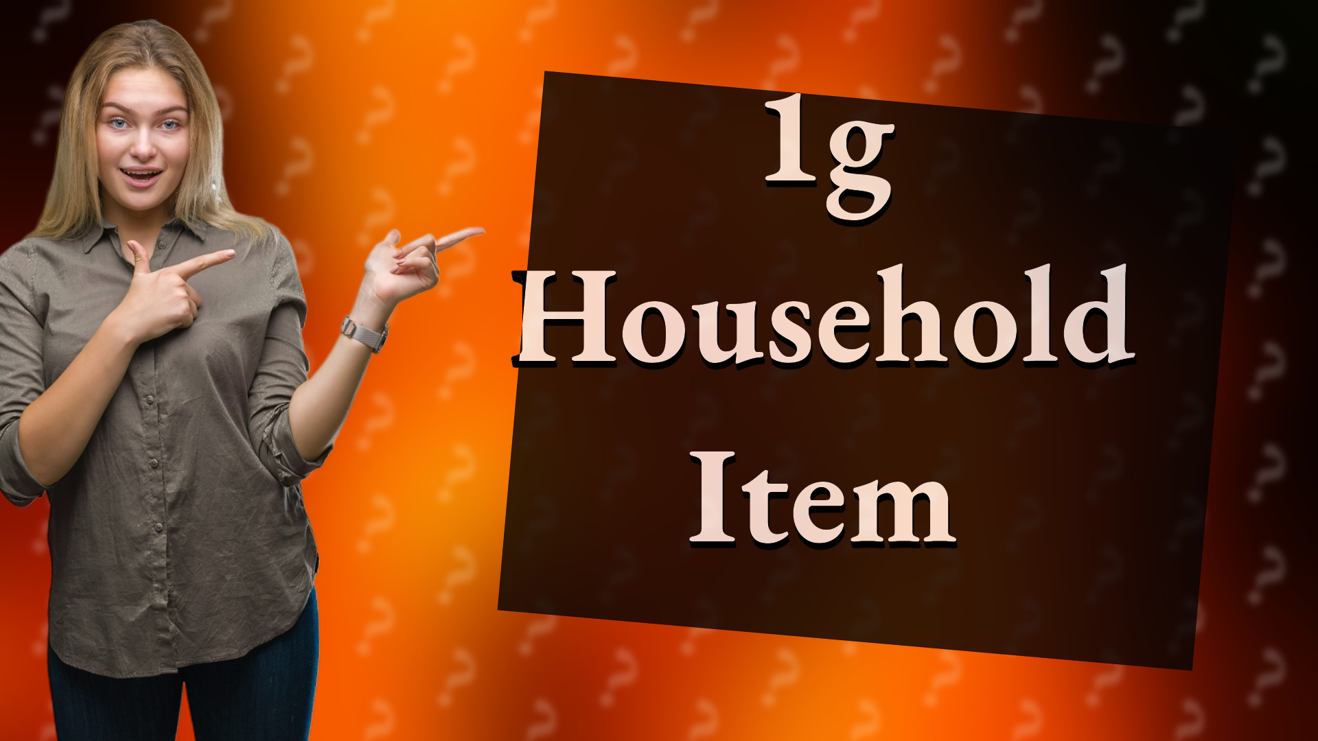 1g Household Item