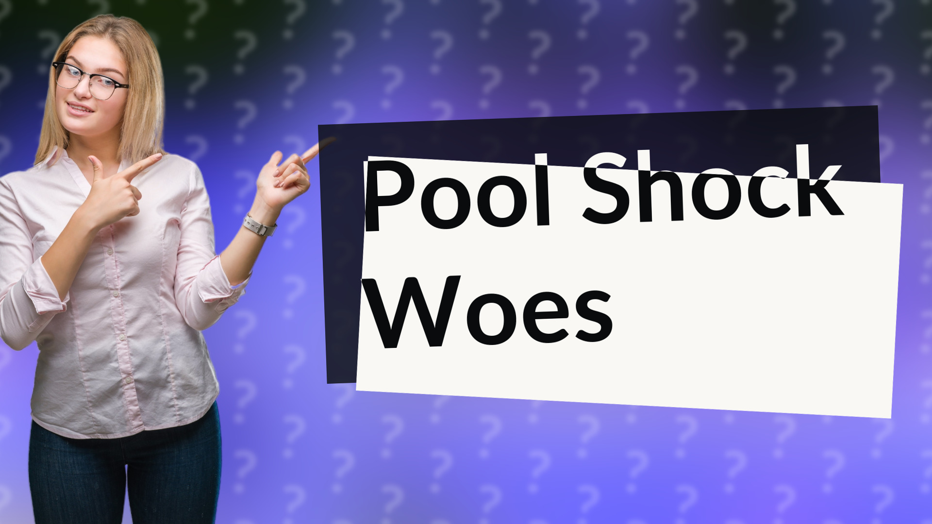 Pool Shock Woes