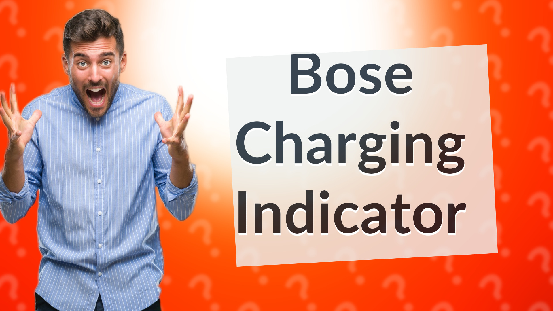 Bose Charging Indicator