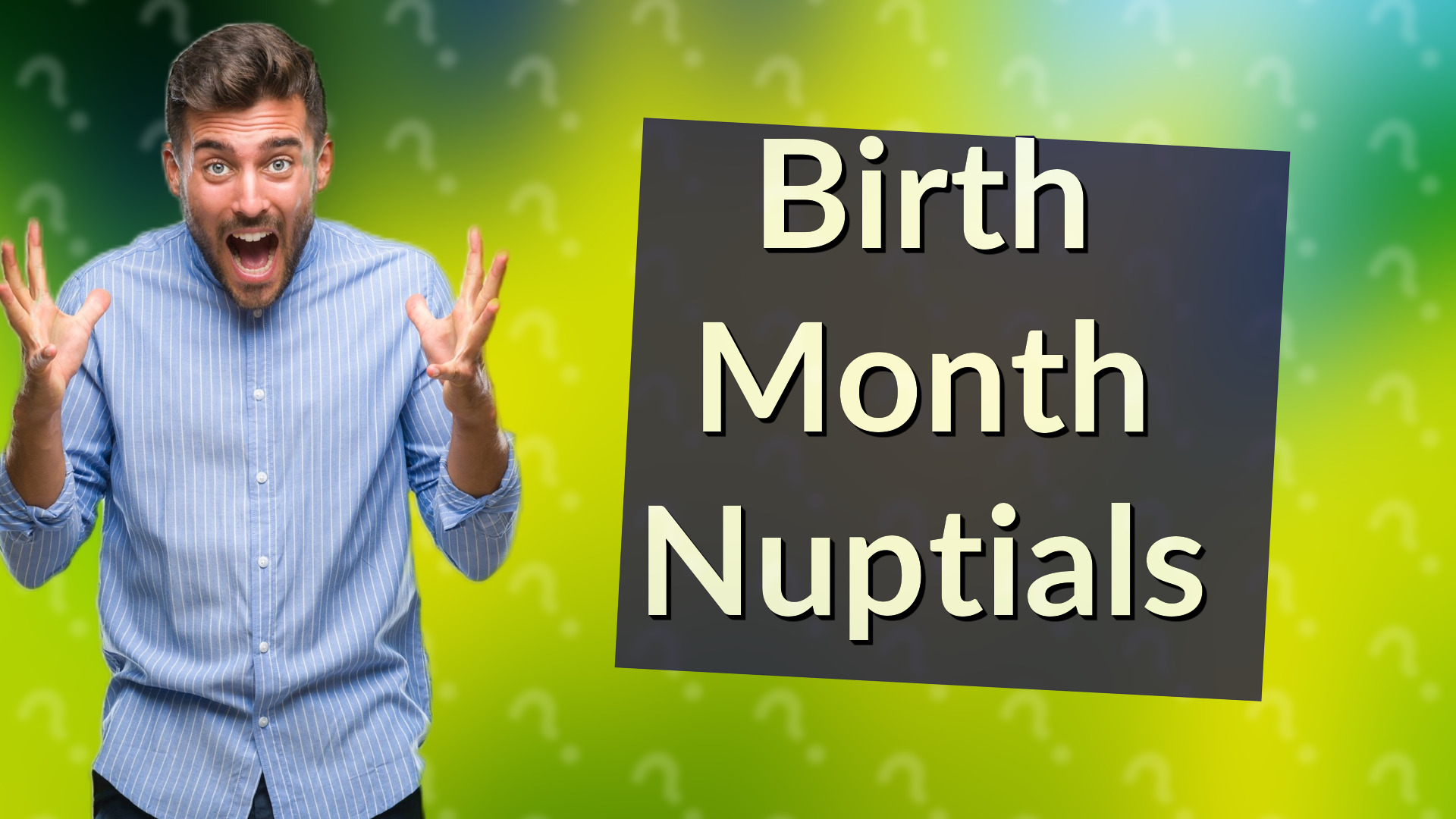 Birth Month Nuptials
