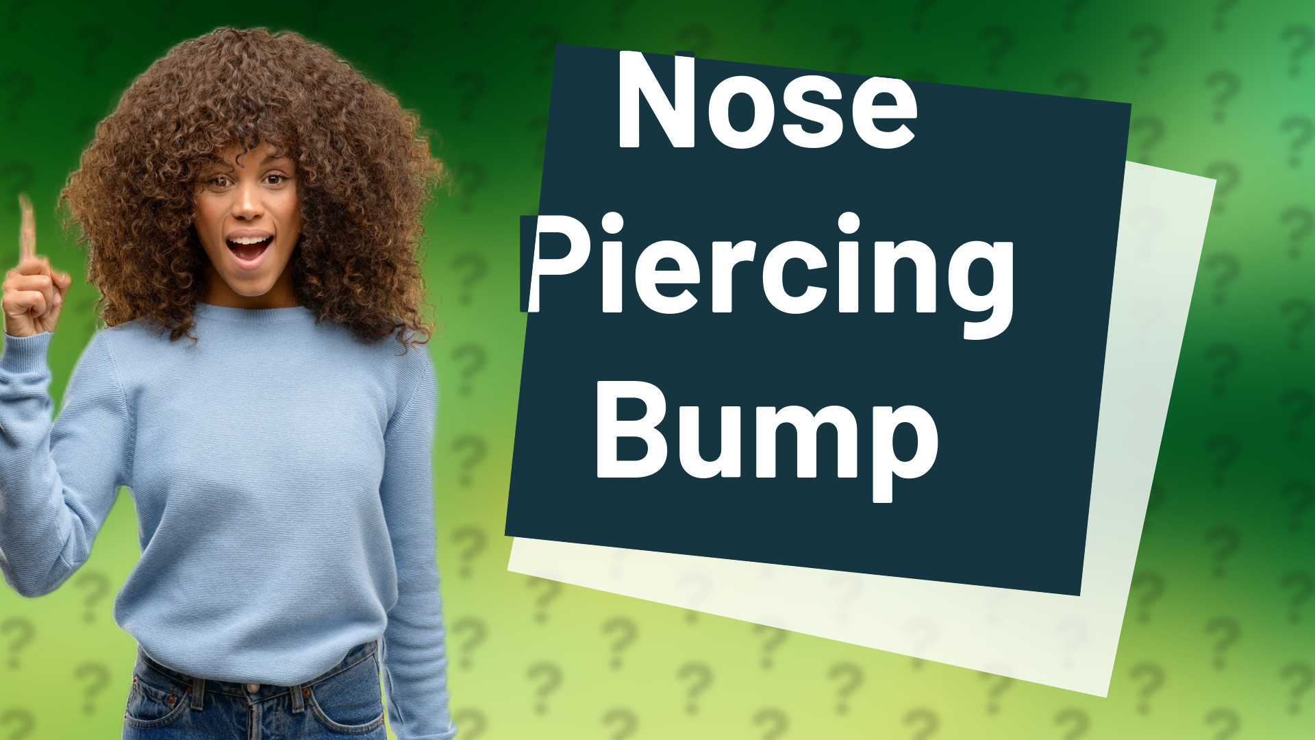 Nose Piercing Bump