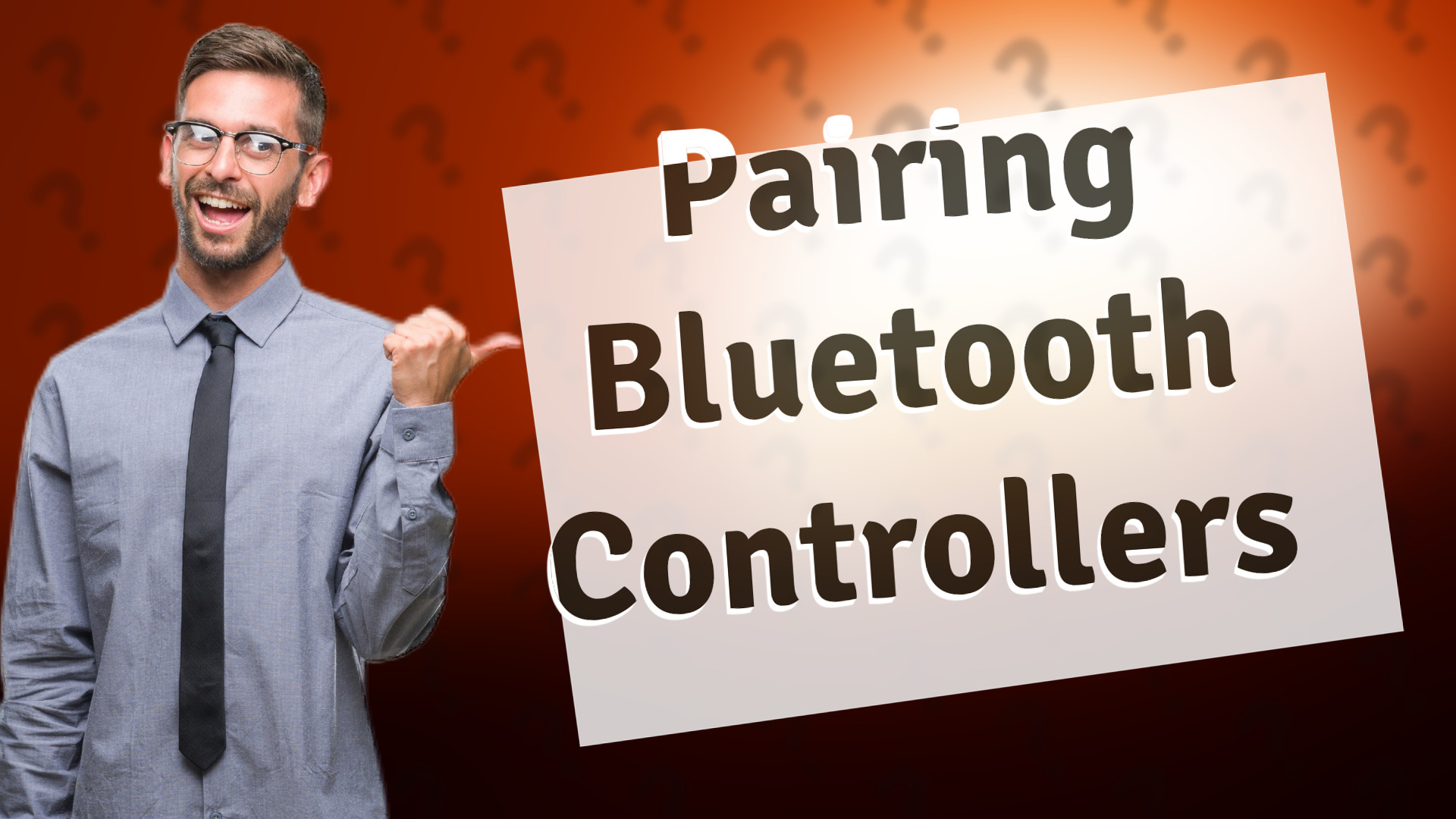 Pairing Bluetooth Controllers