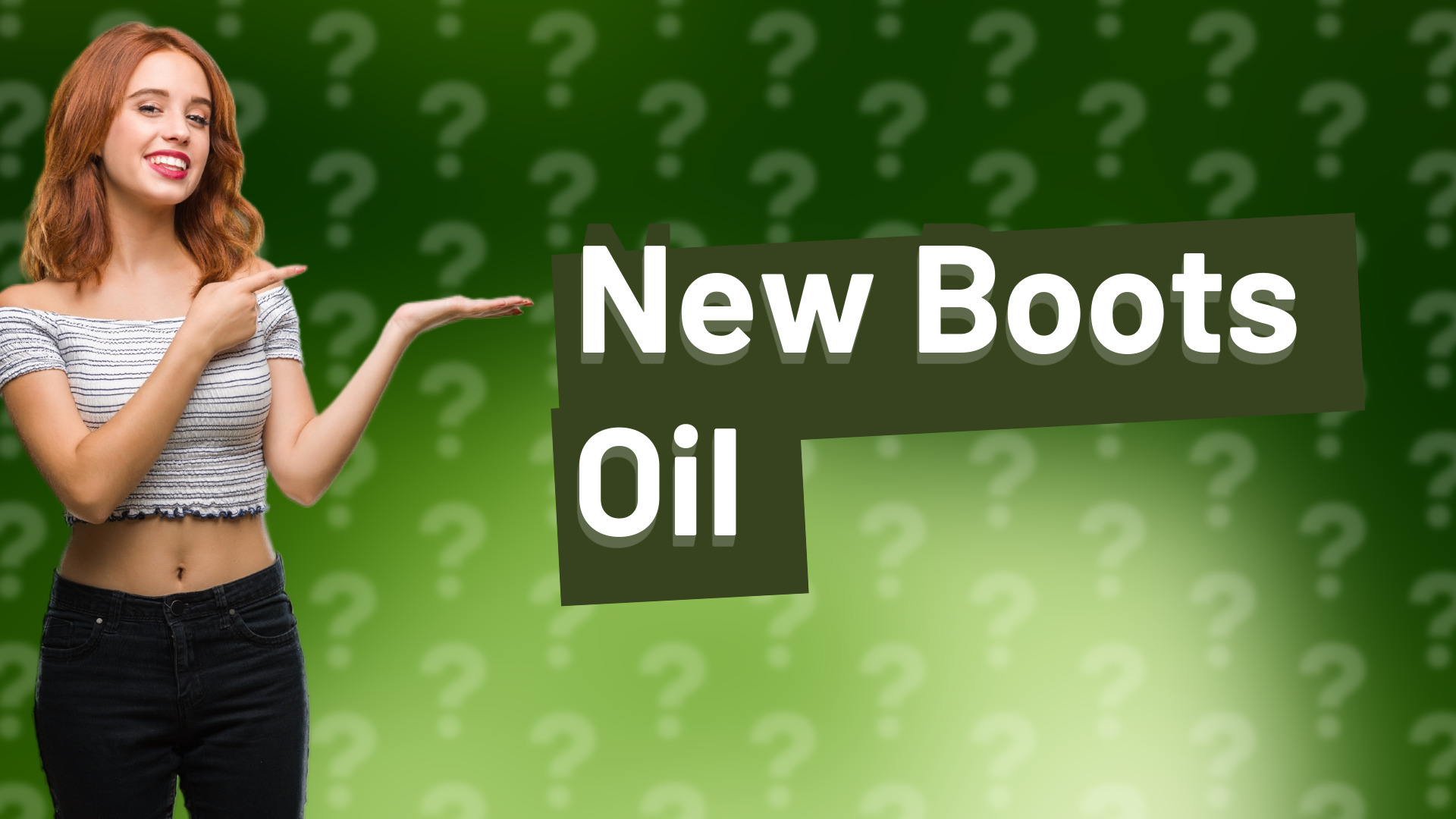New Boots Oil