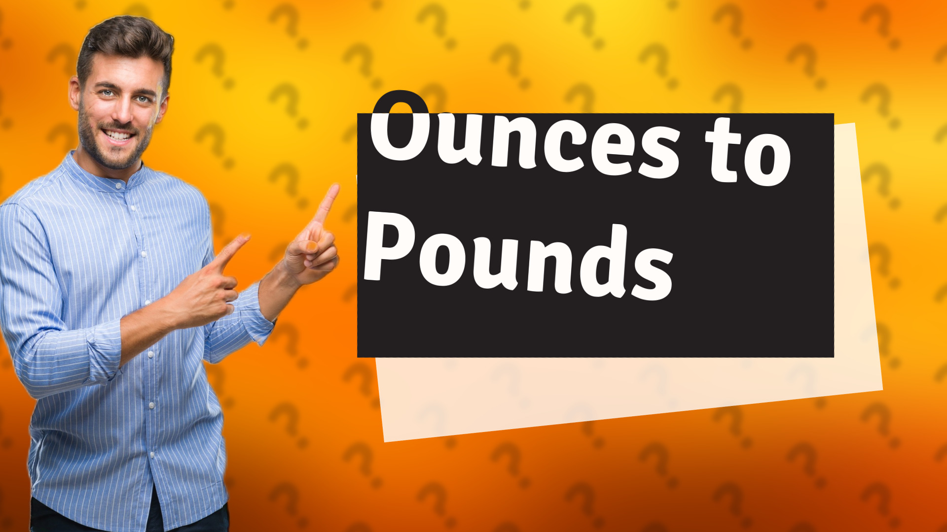 Ounces to Pounds