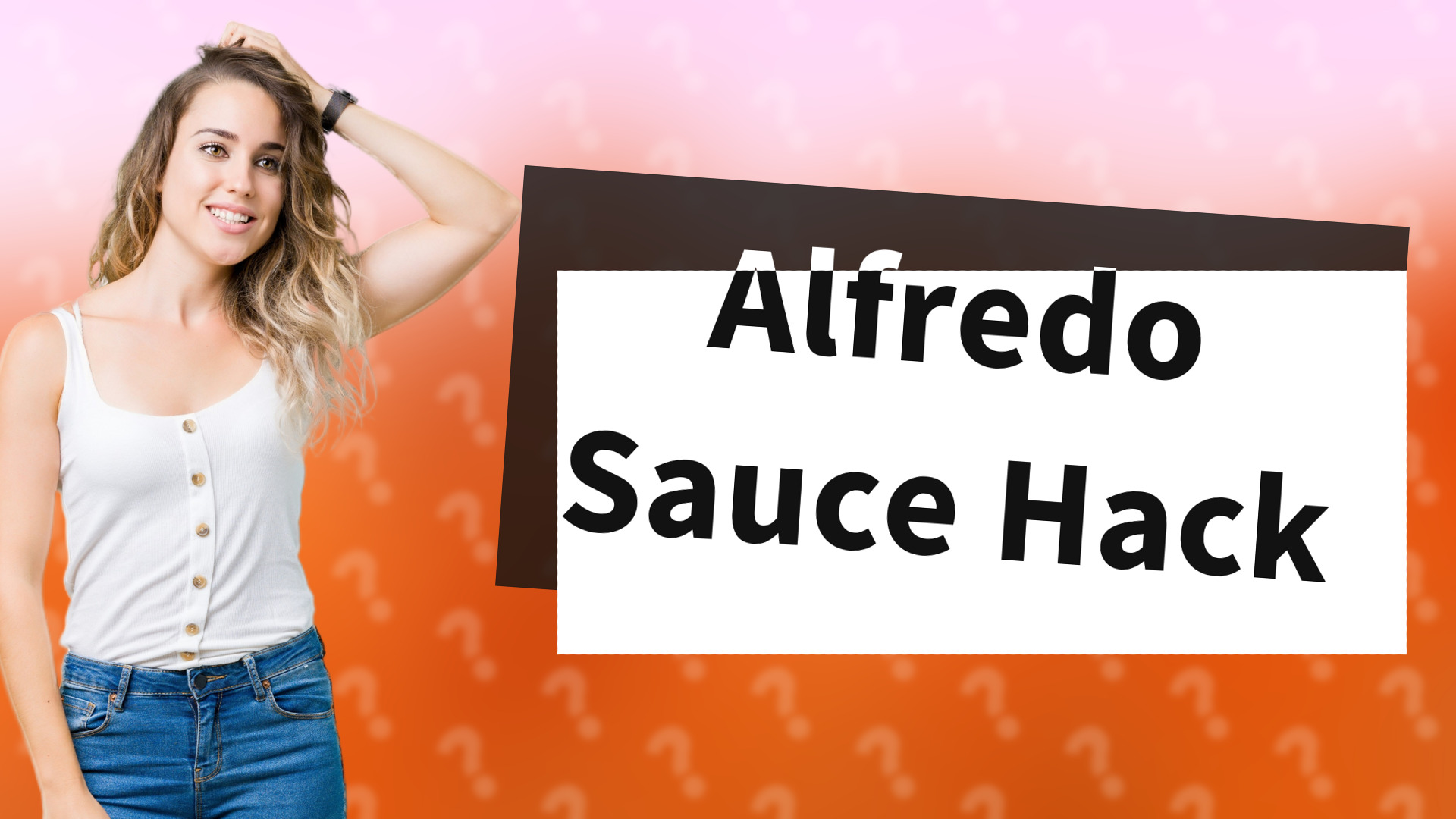 Alfredo Sauce Hack