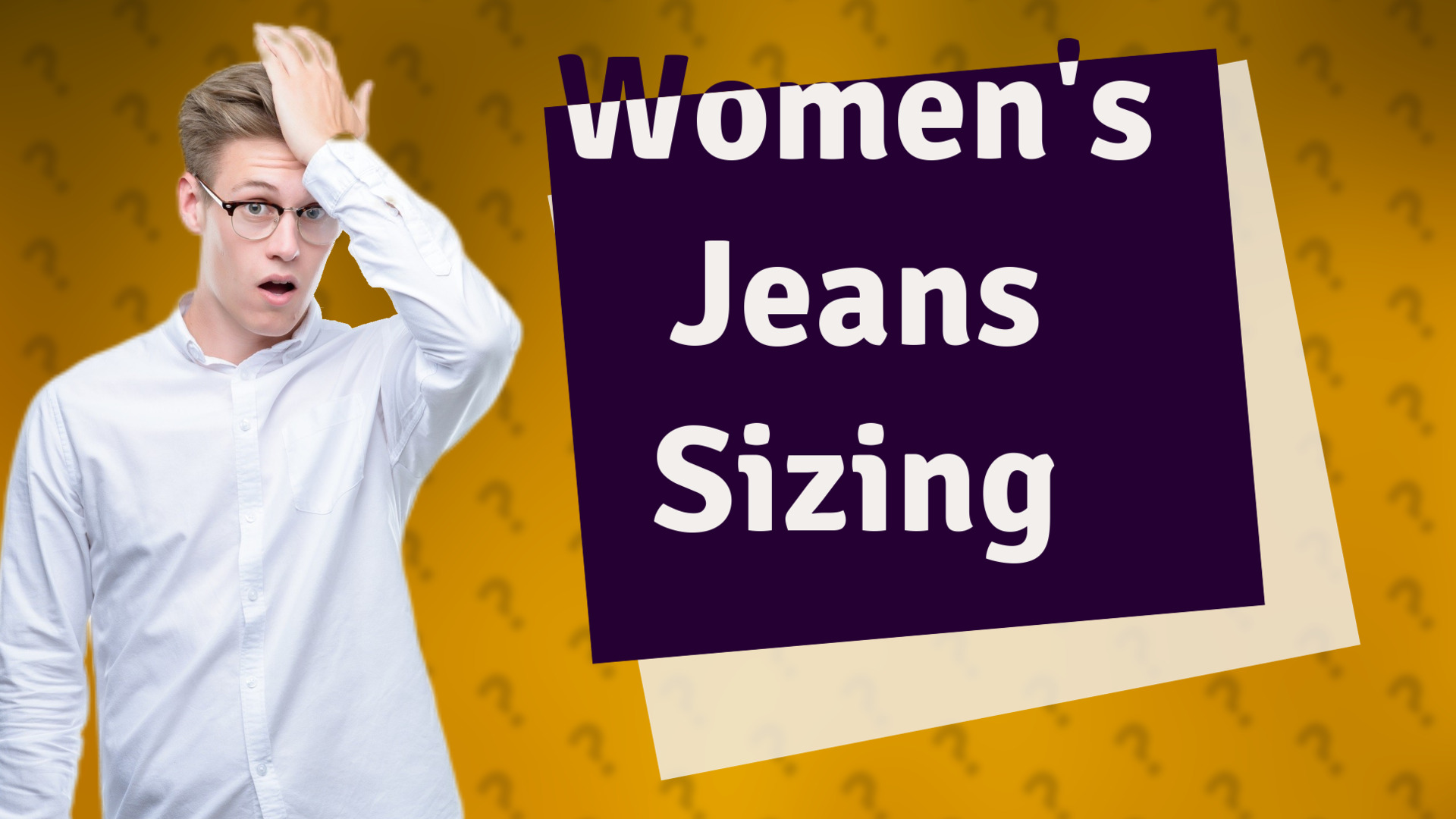 Women's Jeans Sizing