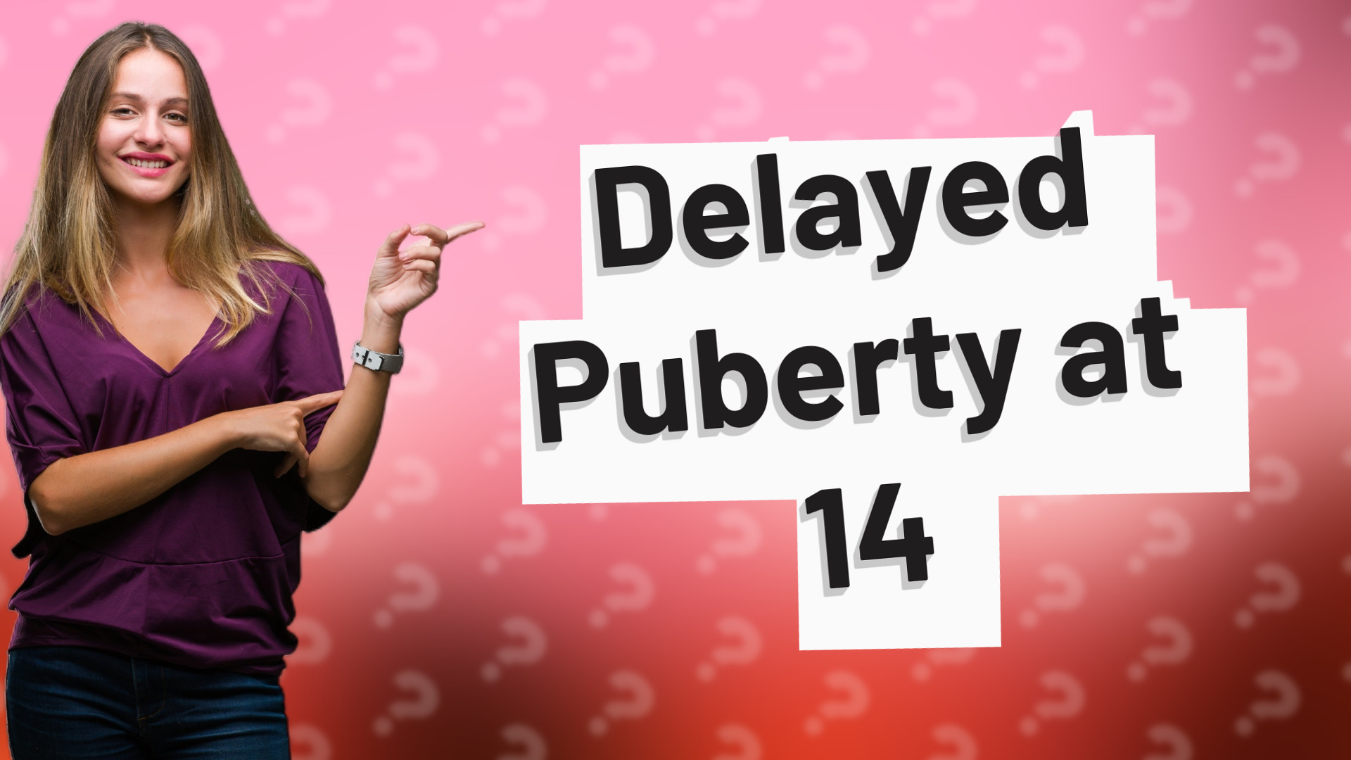 Delayed Puberty at 14