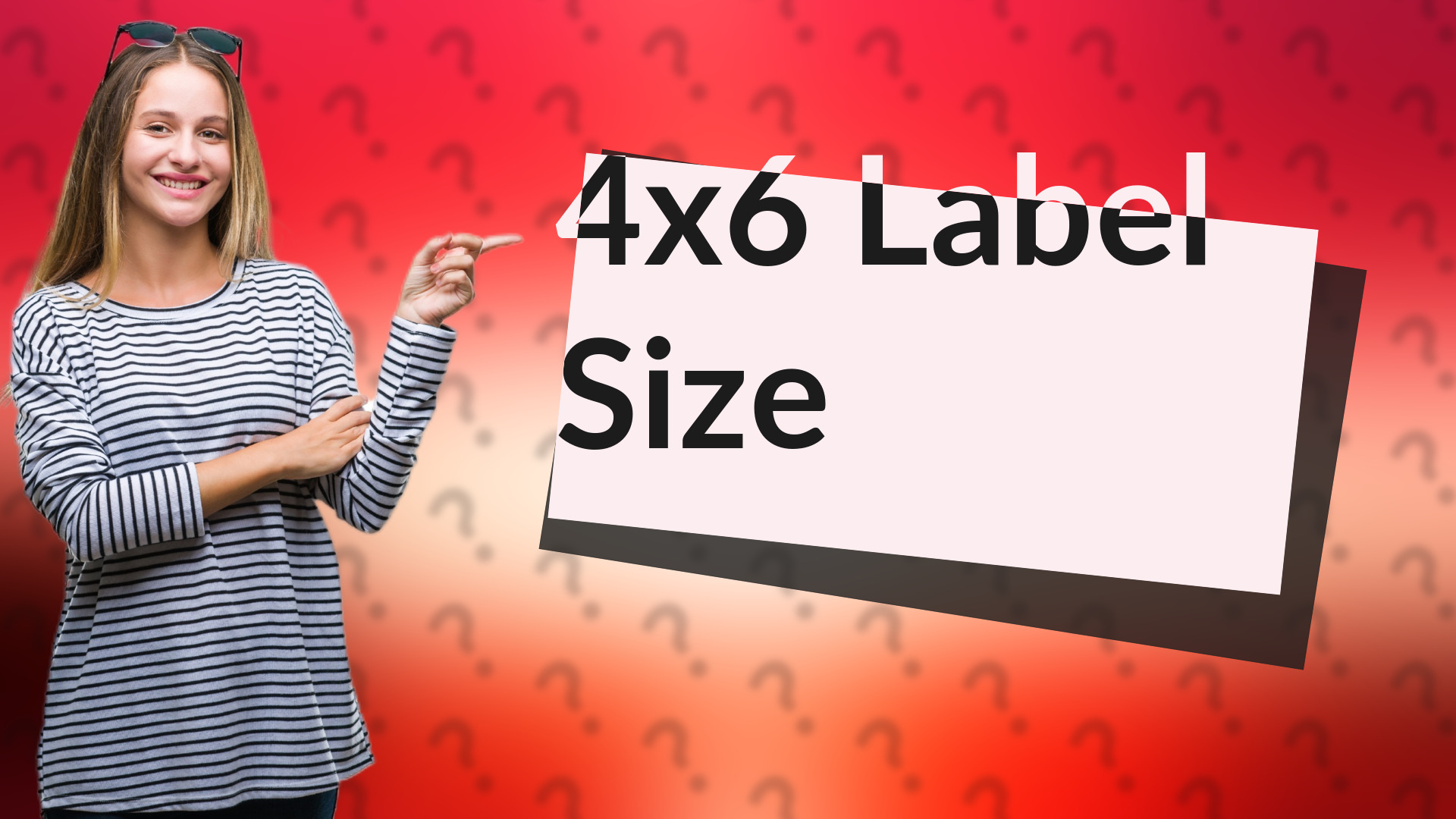 4x6 Label Size