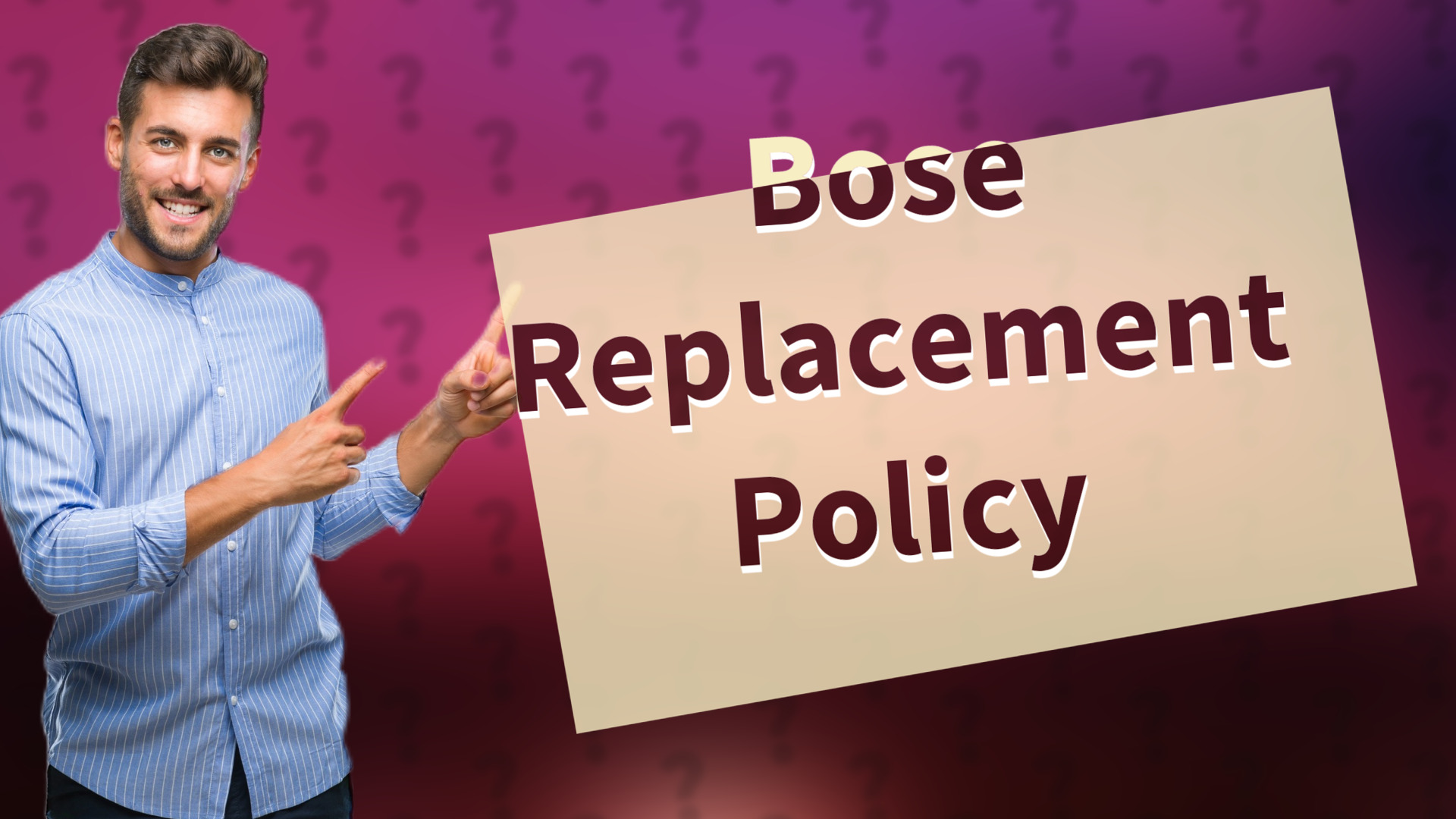 Bose Replacement Policy