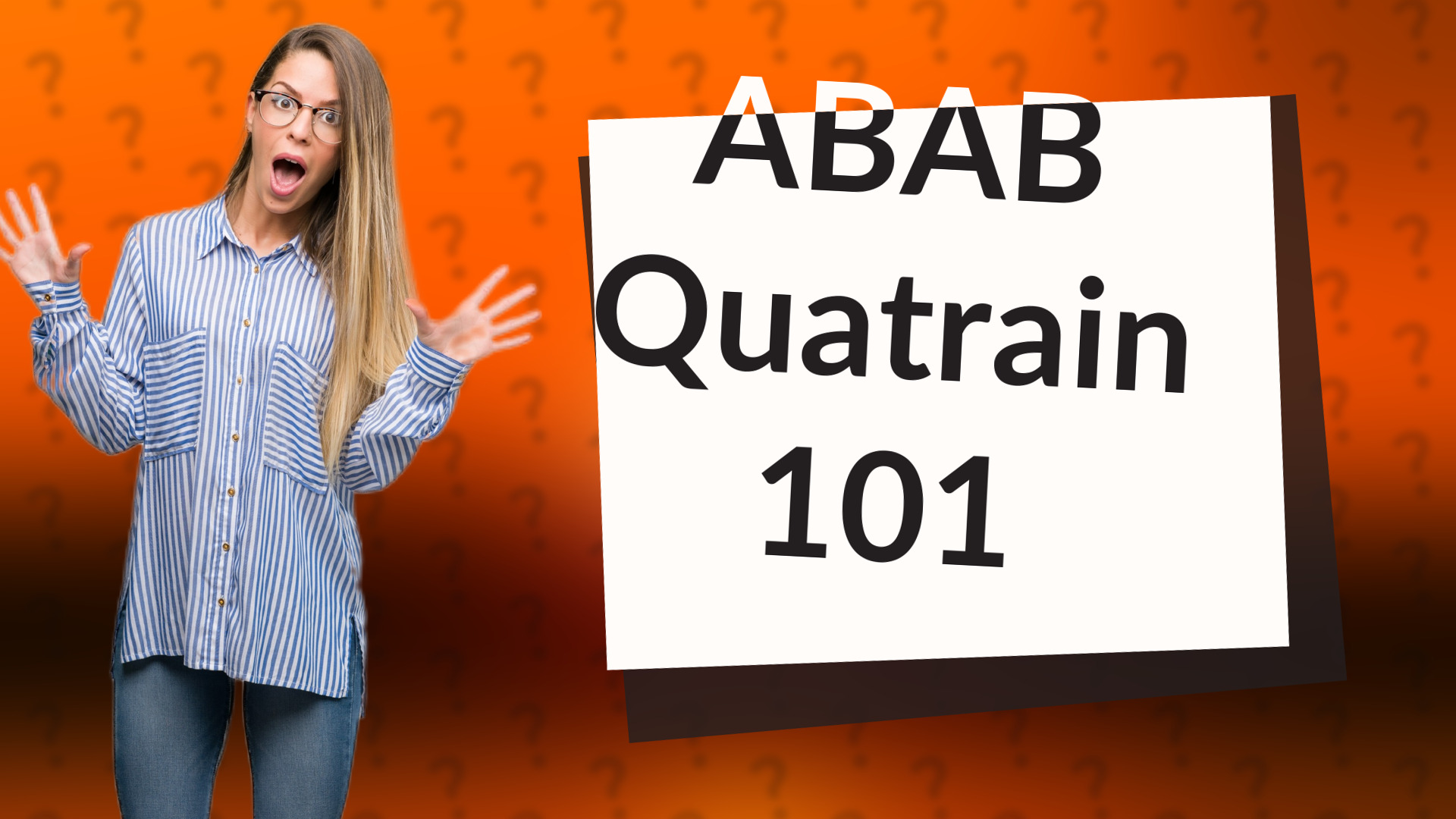 ABAB Quatrain 101