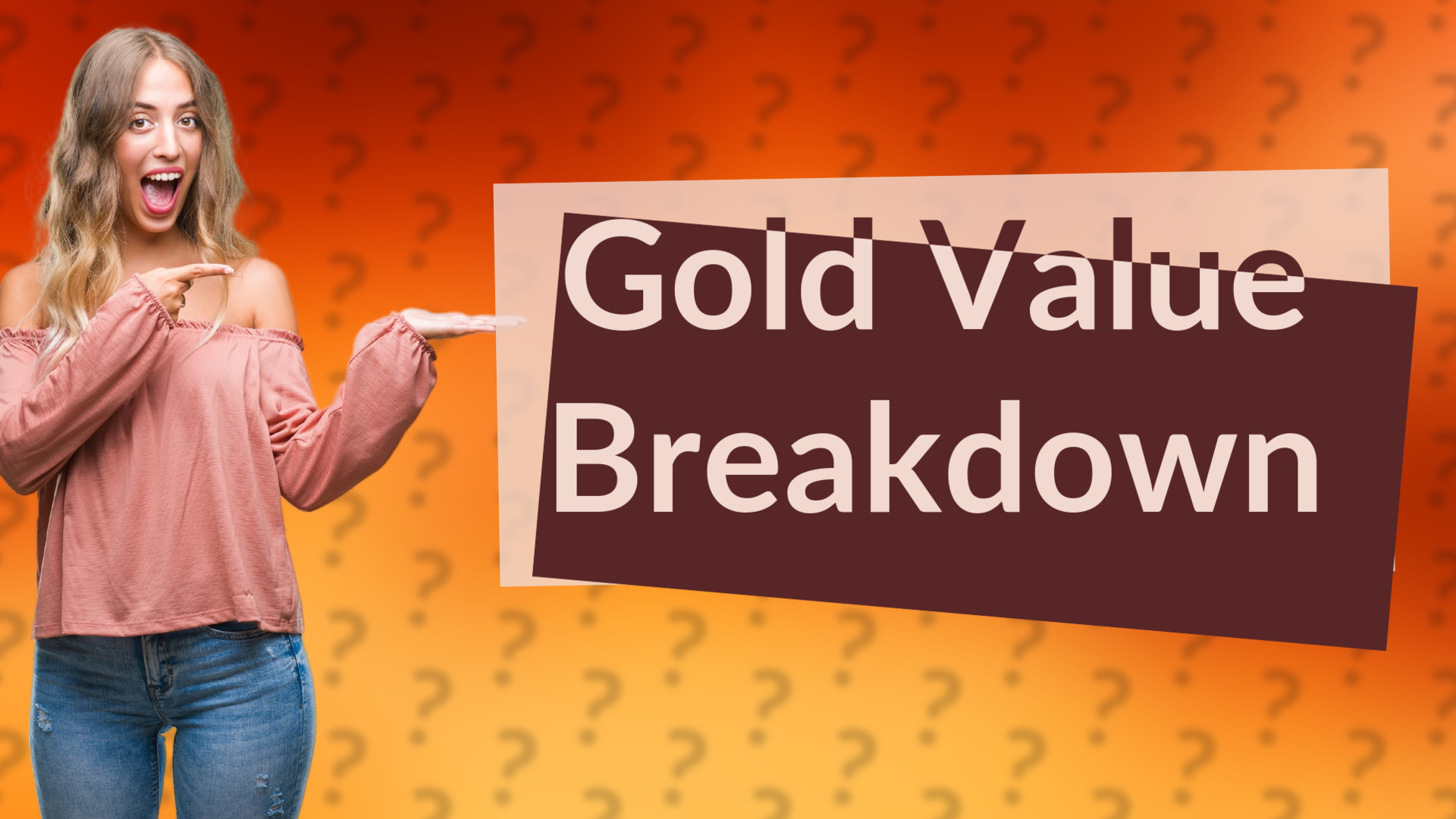 Gold Value Breakdown