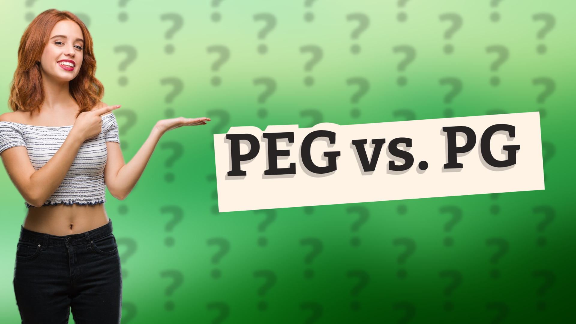 PEG vs. PG