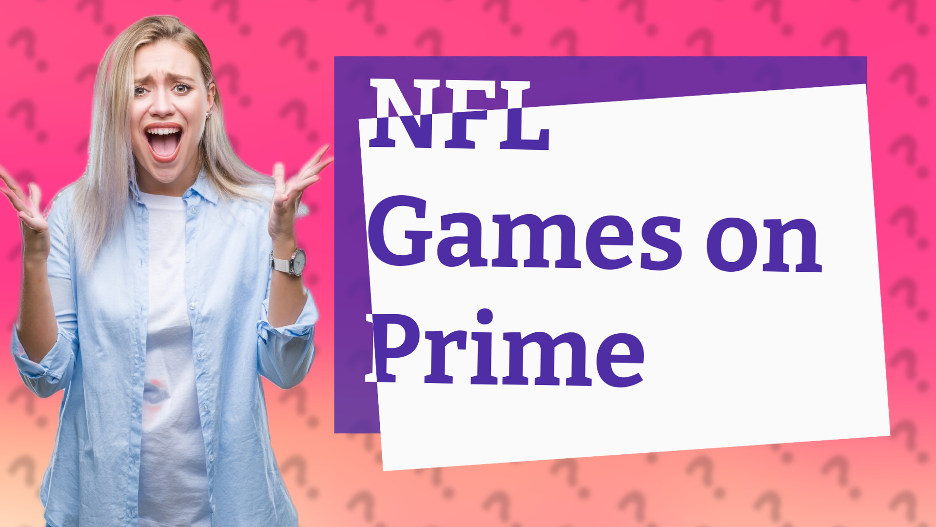 NFL Games on Prime
