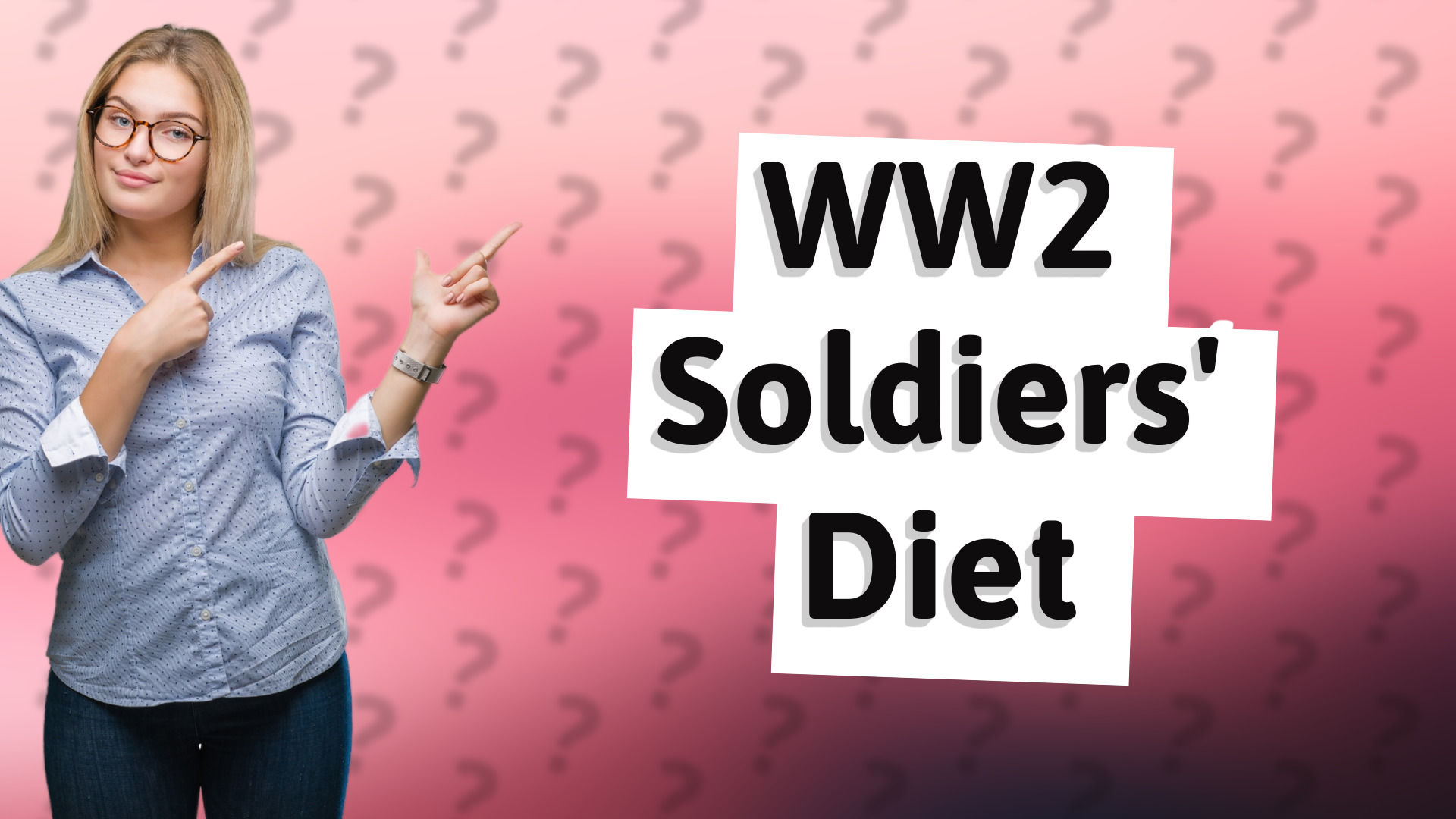 WW2 Soldiers' Diet