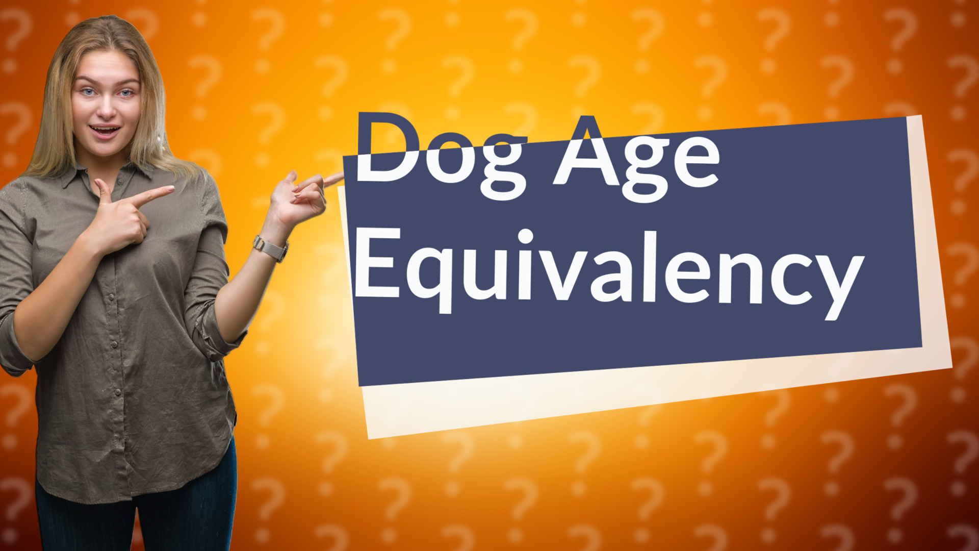 Dog Age Equivalency
